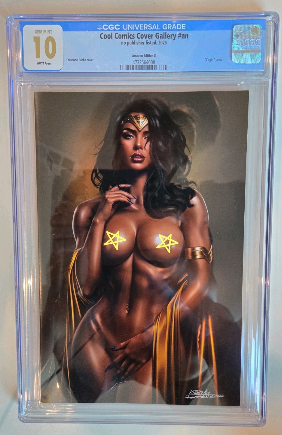 CGC 10 Wonder Woman Cool Comics Cover Gallery #nn Virgin Amazon "E" Ed 2025 GEM CGC 10 Wonder Woman Cool Comics Cover Gallery #nn Virgin Amazon "E" Ed 2025 GEM