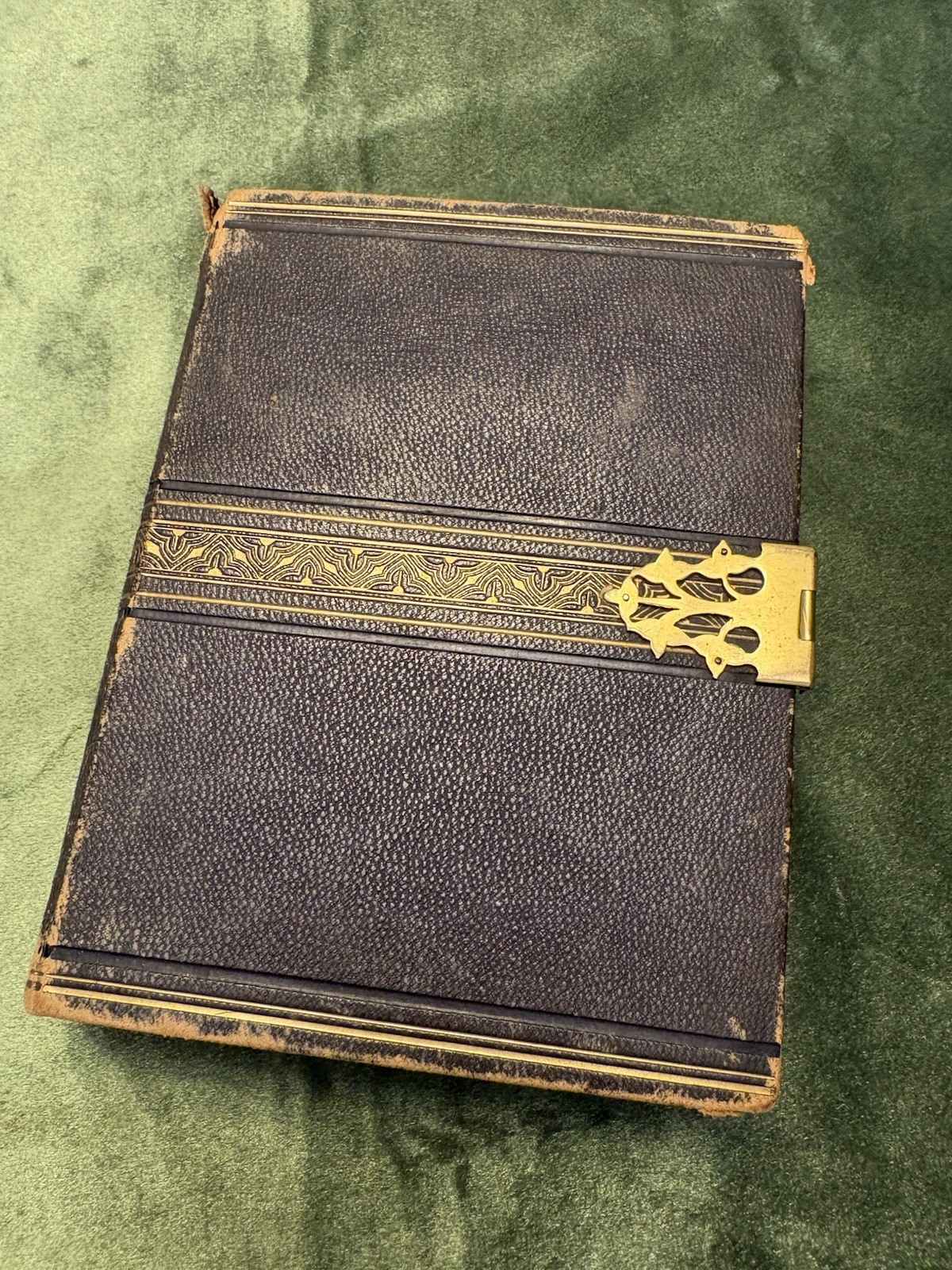 Antique 1870s Crest English Album With Heraldry Scrapbook Ephemera Antique 1870s Crest English Album With Heraldry Scrapbook Ephemera