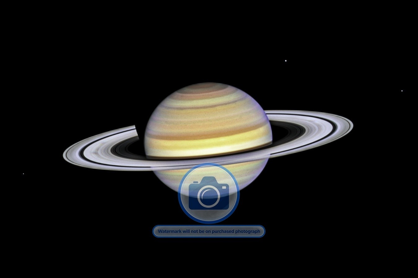 SATURN WITH RING SPOKES HUBBLE IMAGE 4X6 PHOTO SATURN WITH RING SPOKES HUBBLE IMAGE 4X6 PHOTO