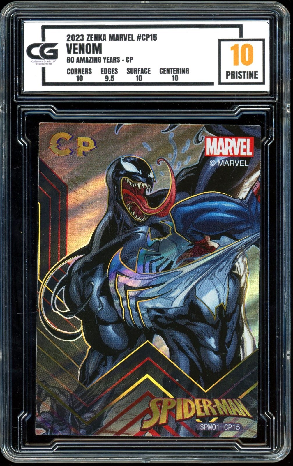2023 Zenka Marvel Spider-Man 60 Amazing CP CP15 RARE Venom CG 10 PRISTINE