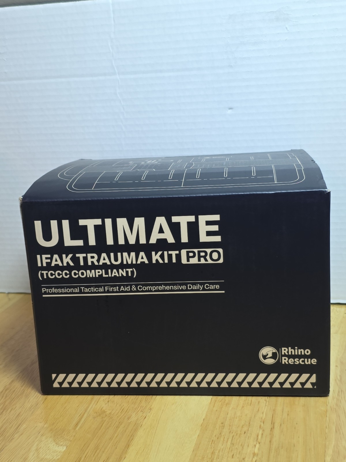 RHINO RESCUE IFAK Trauma Kit Pro with CAT Tourniquet (Black) #TL4