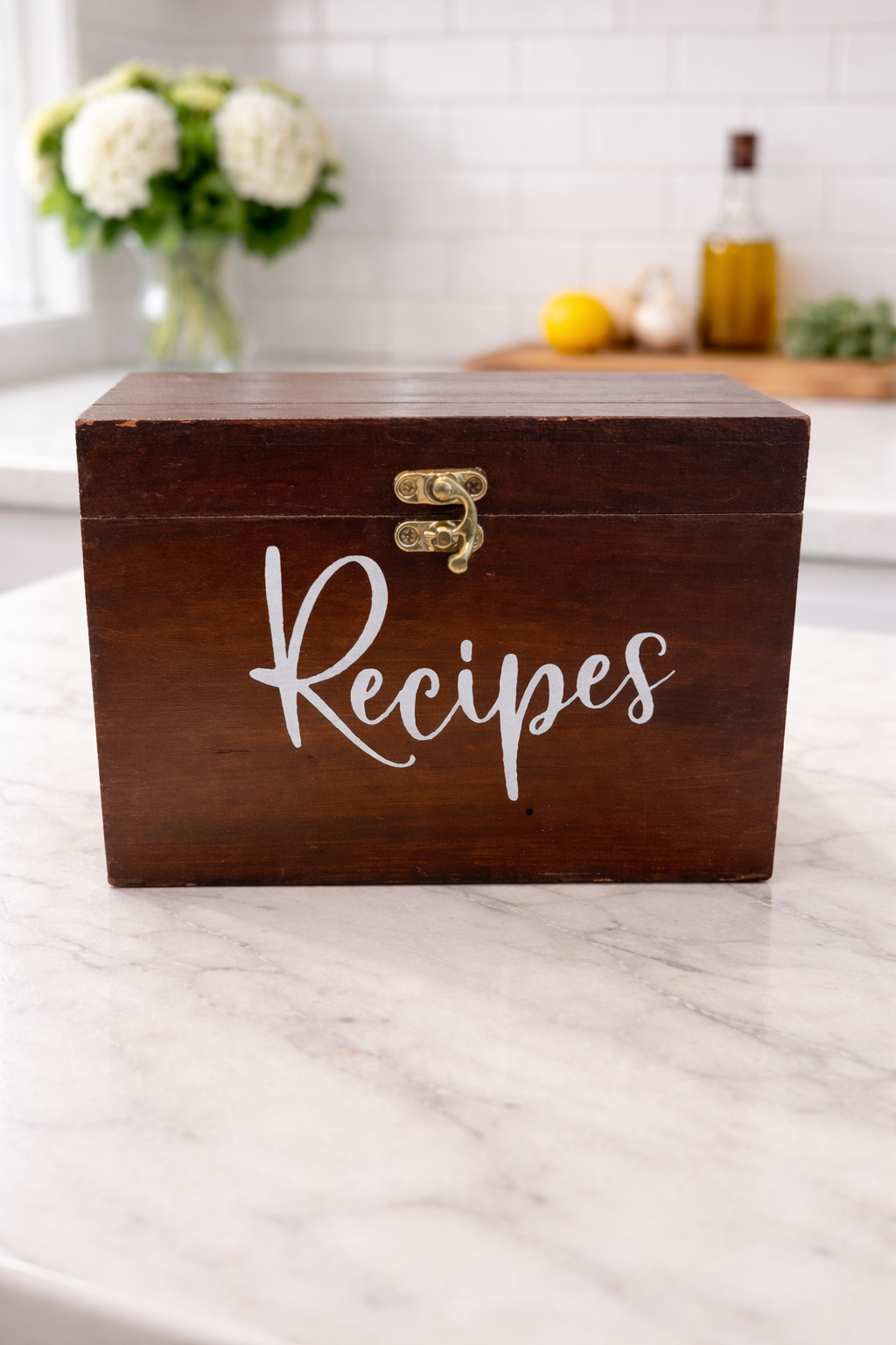 🍽️ Wooden Recipe Box Set with Cards, Dividers & Kitchen Conversion Chart 🍽️ Wooden Recipe Box Set with Cards, Dividers & Kitchen Conversion Chart