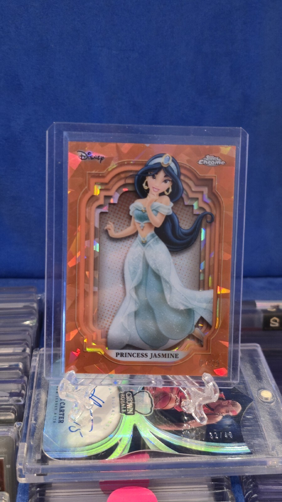 Topps 2024 Topps Chrome Disney Princess Jasmine #55 Serial Numbered 10/25