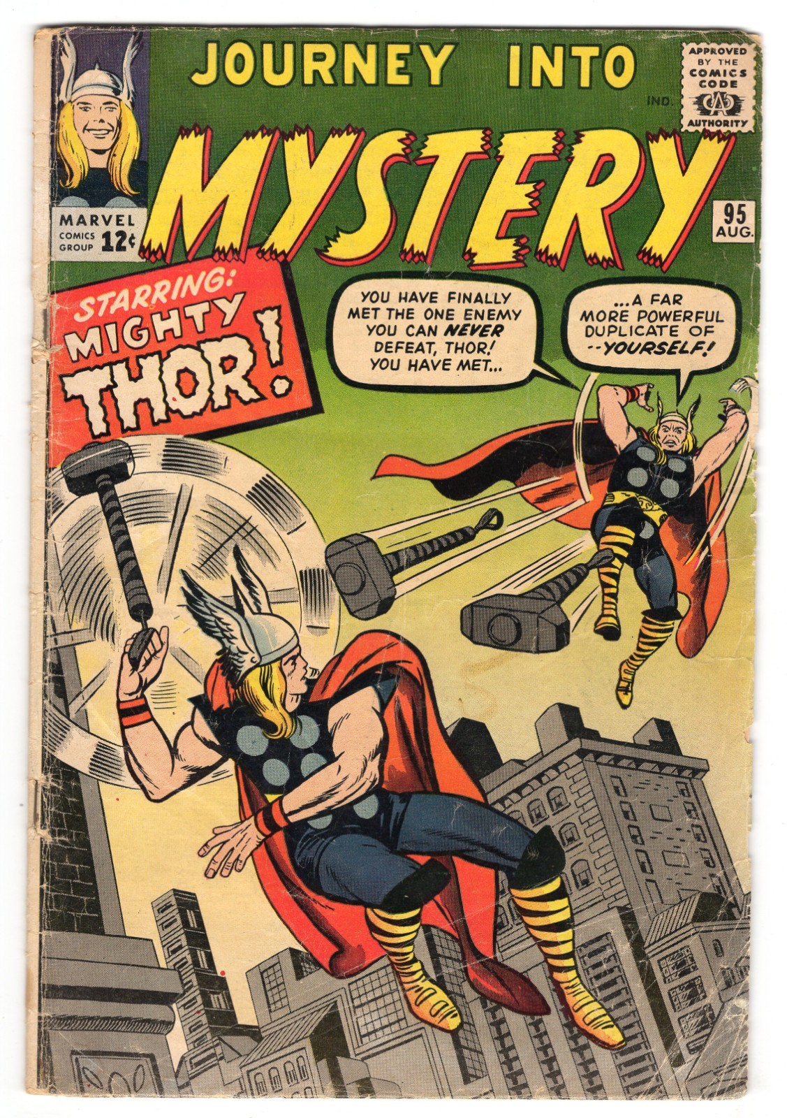 Journey Into Mystery 95 1963 Marvel Comics VG- 3.5 Thor Heimdall Jane Foster