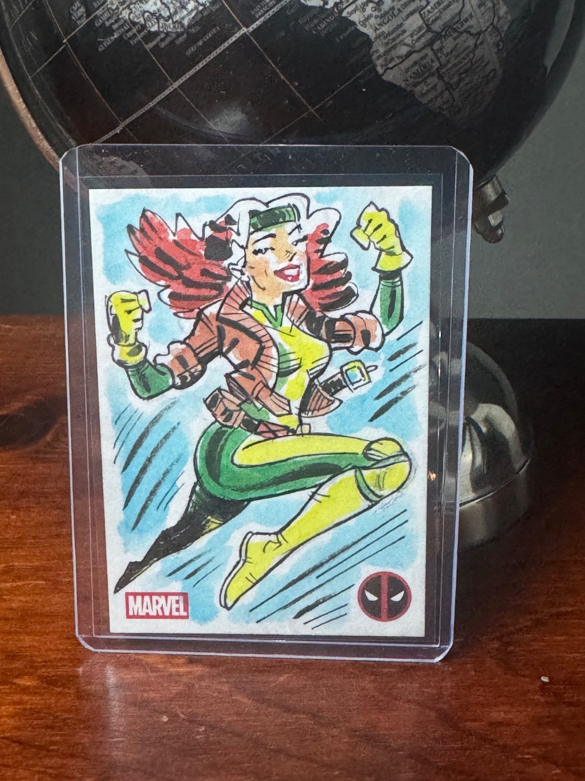 2025 Topps Chrome Deadpool 1/1 Sketch Rogue Jean Grey Marvel Macklin Auto 🔥🔥