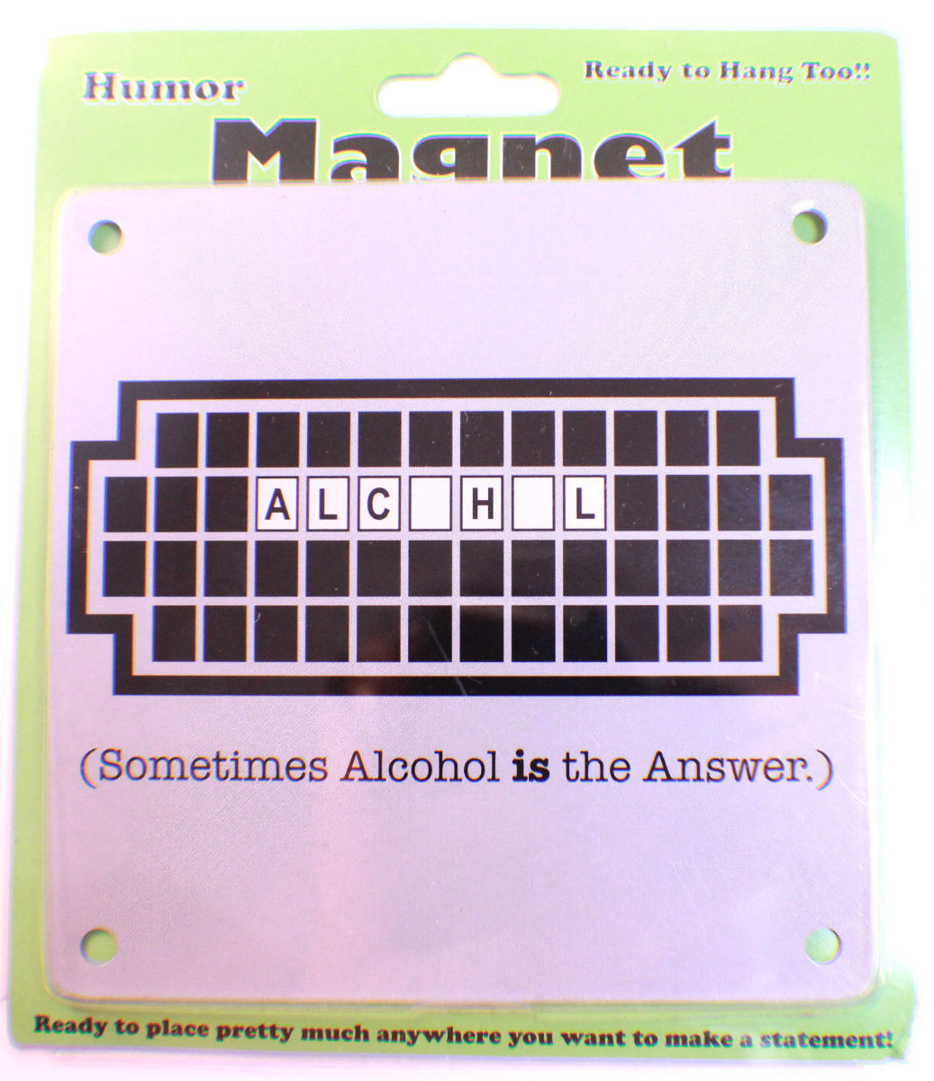Sometimes Alcohol Is The Answer Refridgerator Magnet #Mag03 Sometimes Alcohol Is The Answer Refridgerator Magnet #Mag03