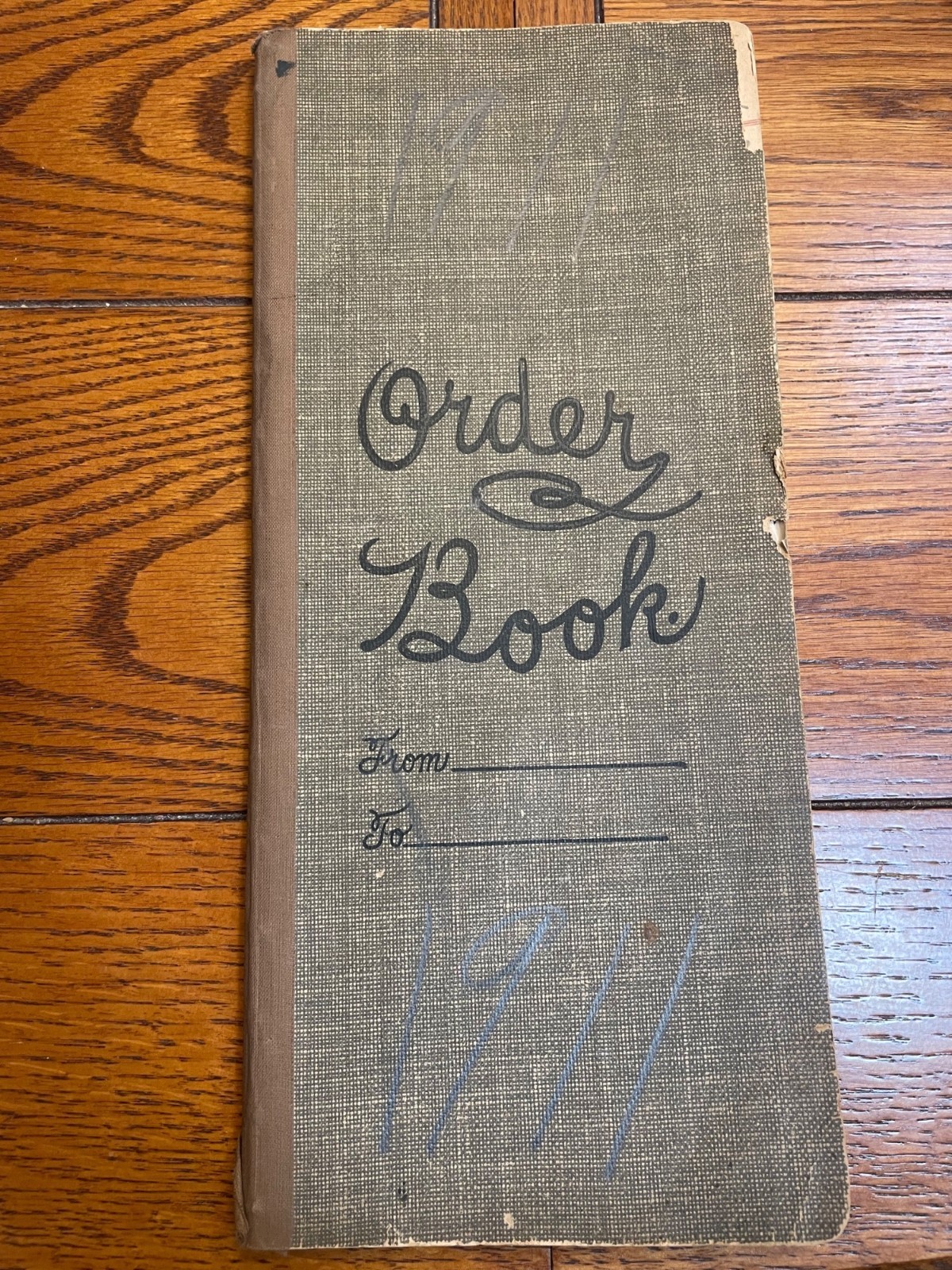 1911 Sacramento Oak Park CA Handwritten Order Book Ledger Buffalo Brewing