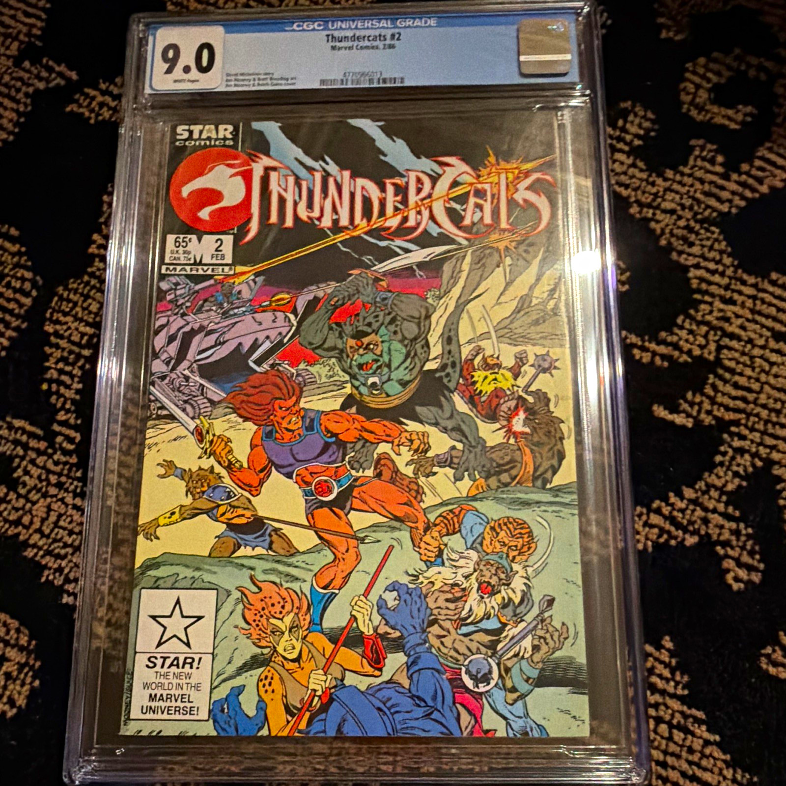ThunderCats #2 CGC 9.0 (1986) Marvel Comics David Michelinie Action Adventure ThunderCats #2 CGC 9.0 (1986) Marvel Comics David Michelinie Action Adventure