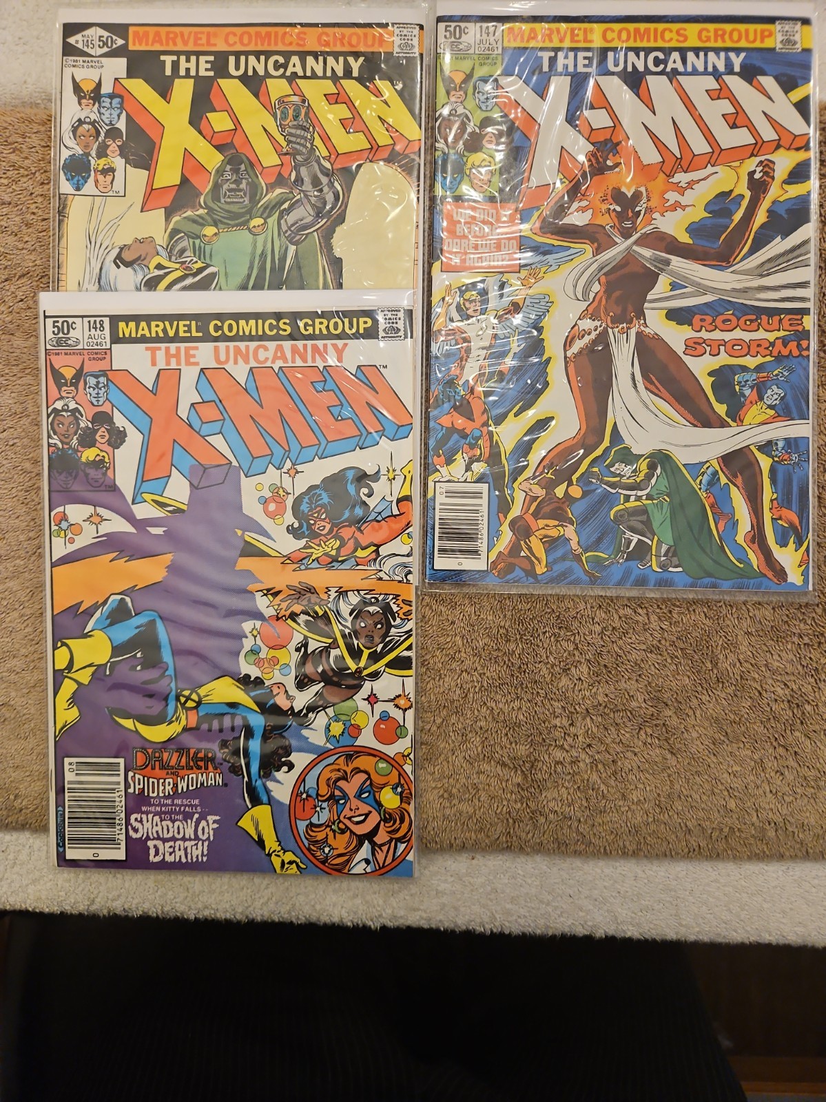 The Uncanny X-Men Lot Of Seven Comics Between #145-175 The Uncanny X-Men Lot Of Seven Comics Between #145-175