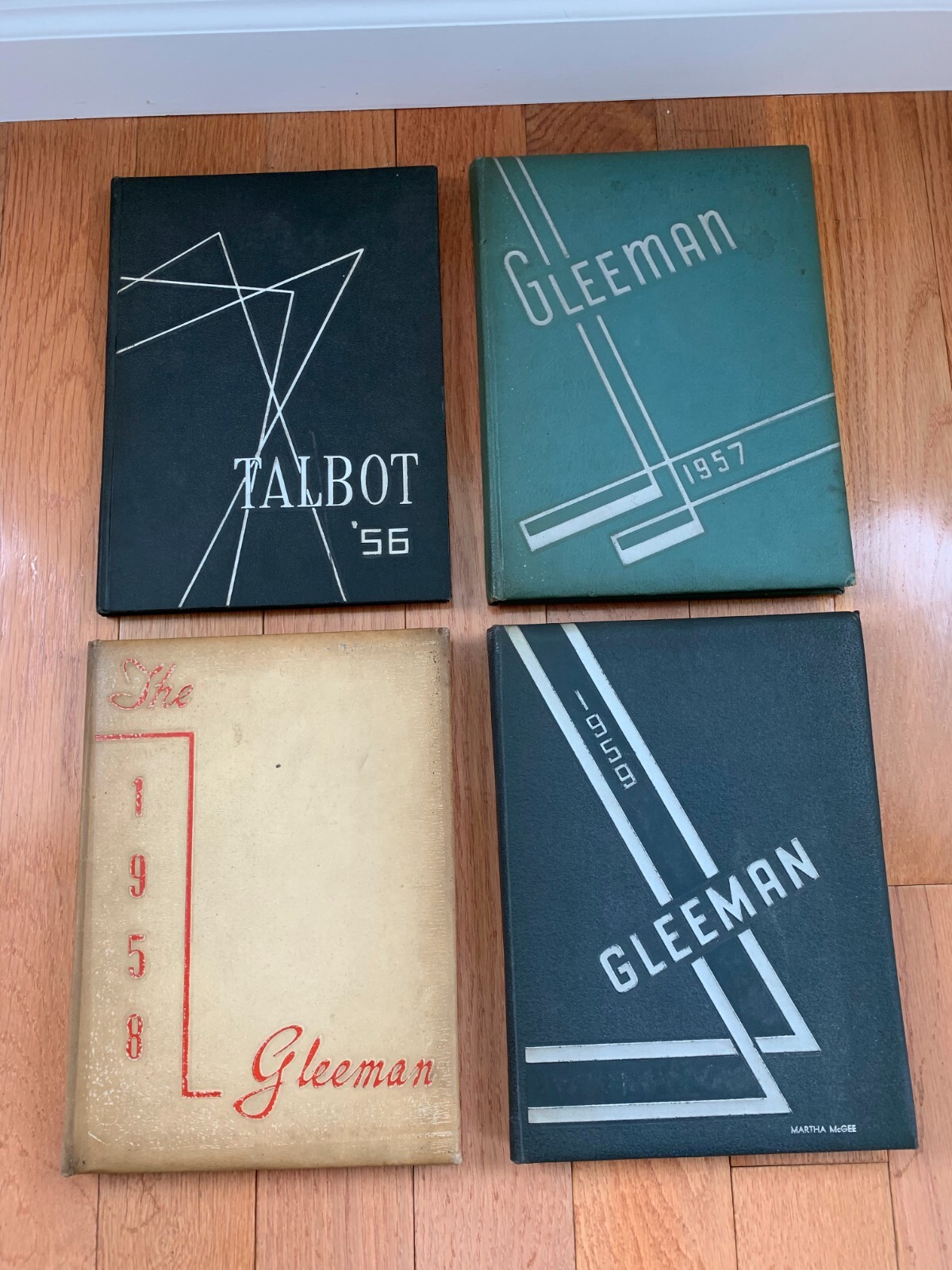 Vintage 1956-1959 Gleeman Talbot Pittsburgh Public High School Year Book Lot 4 Vintage 1956-1959 Gleeman Talbot Pittsburgh Public High School Year Book Lot 4