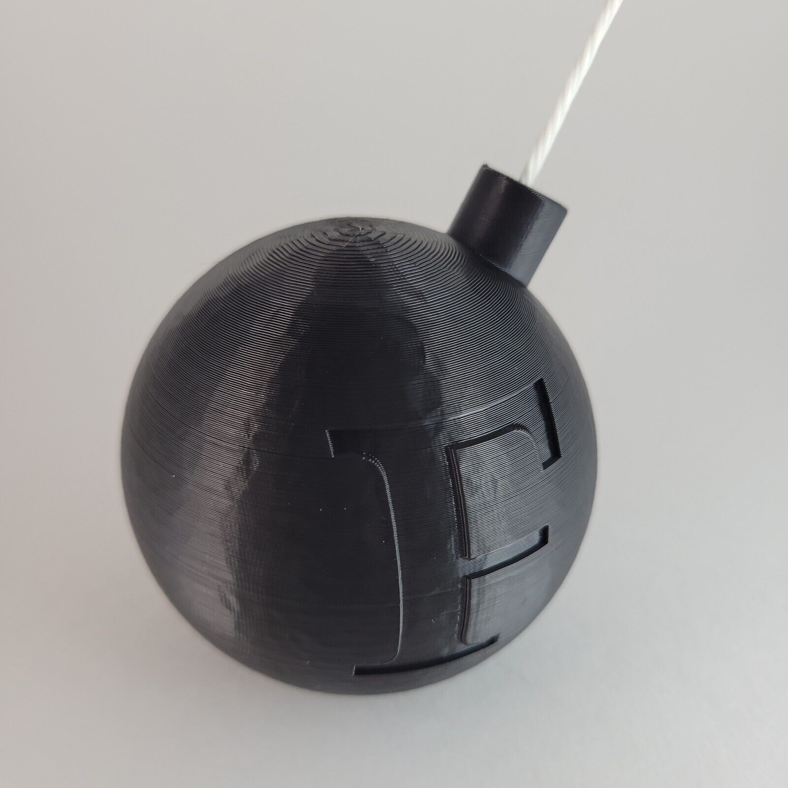 F-BOMB  3 Inch Black Paperweight Fun Gift, Stress Relief Toy, Great gift.