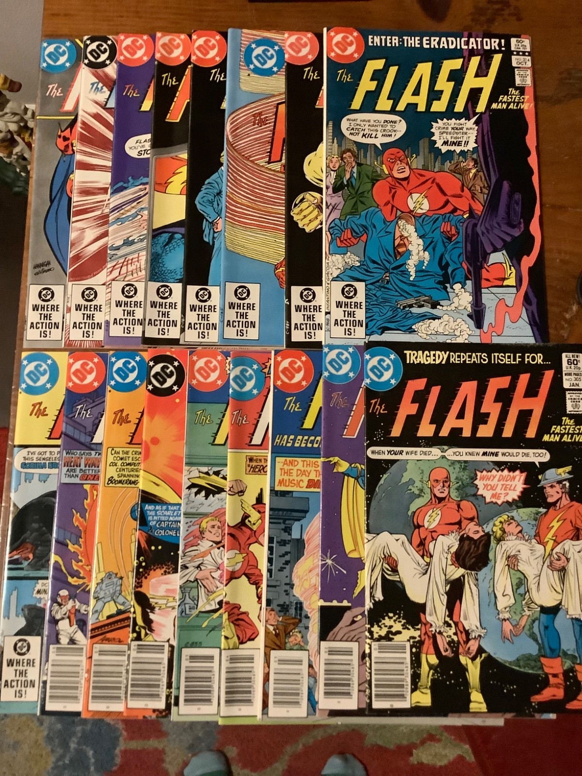 The Flash #305-321 Complete Run Lot (17 Comics) DC 1982 Bronze Age (VG+/VF)