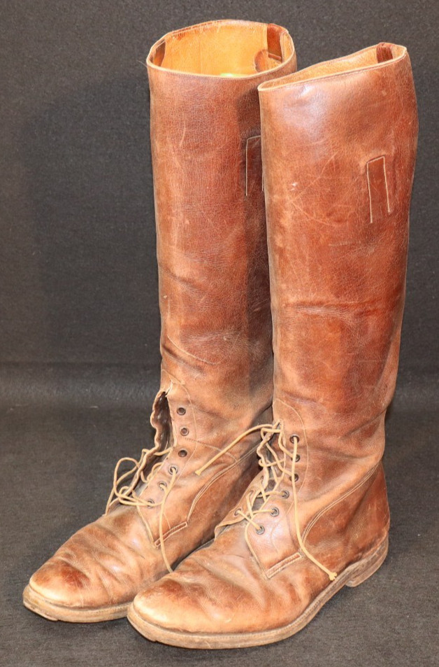 WWI US Army Cavalry Artillery Officers Riding Boots English Made 8 1/2C Wichita