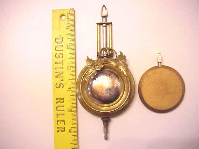 Antique BEAUTIFUL CLOCK Pendulum Old WALL Mantle Parlor Shelf ORNATE FANCY