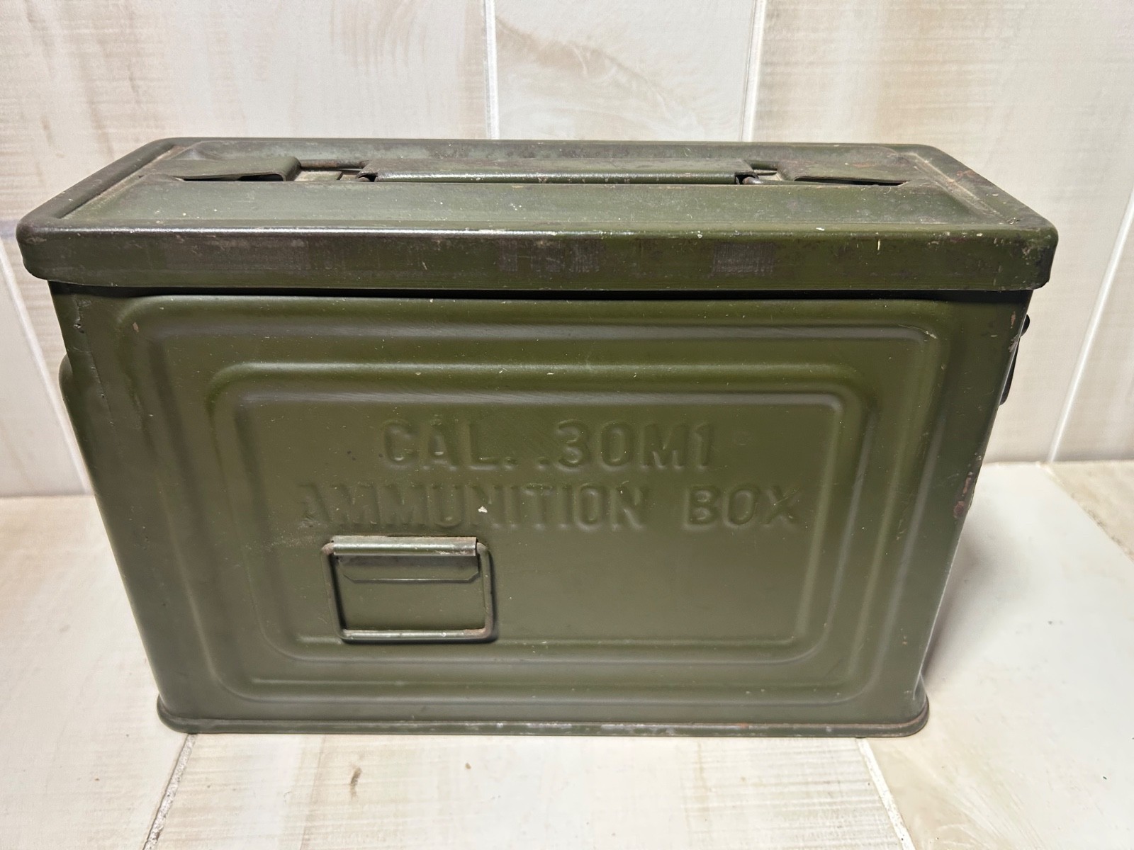 Nice Original WW2 .30M1 Ammo Ammunition Can "Owen's-Illinois Can Company"