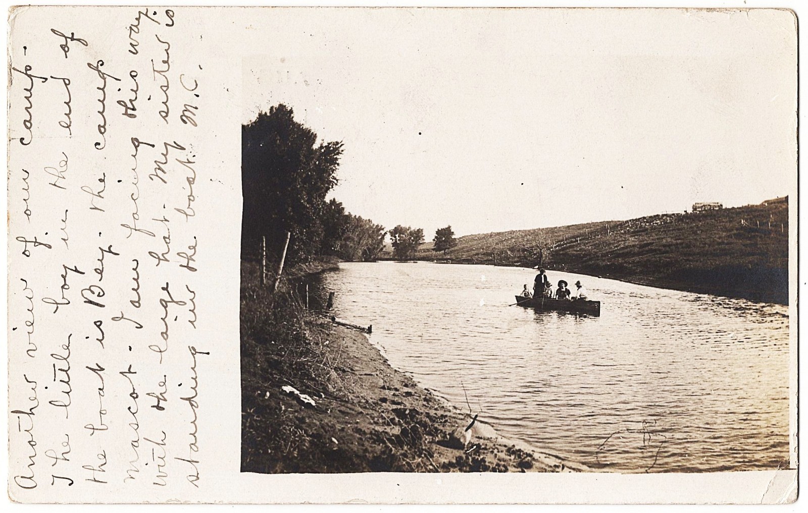 real photo Canton SD - Family Camp mailed 1909 antique postcard RPPC real photo Canton SD - Family Camp mailed 1909 antique postcard RPPC