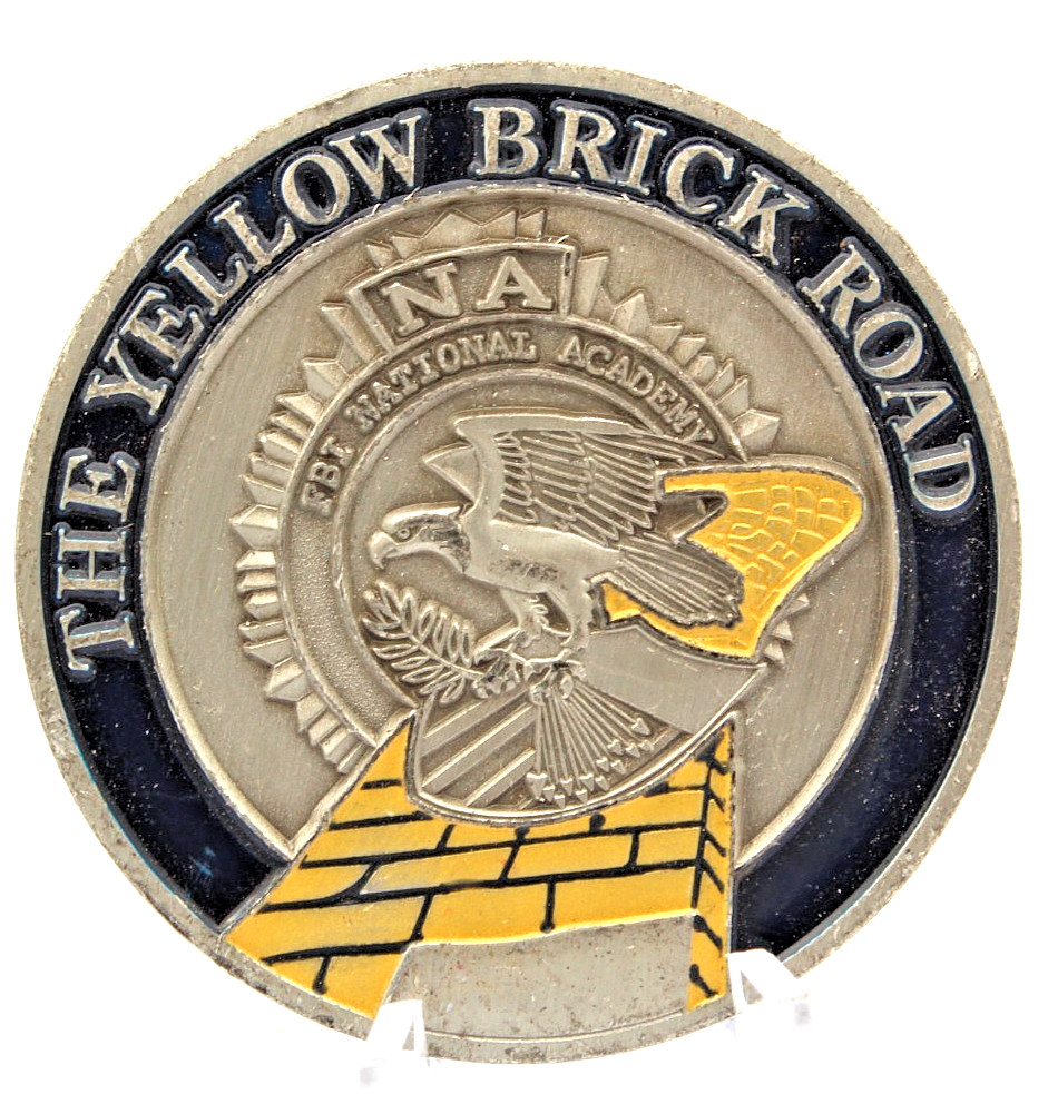 FBI National Academy The Yellow Brick Road Challenge Coin 2.0"Copper FBI National Academy The Yellow Brick Road Challenge Coin 2.0"Copper
