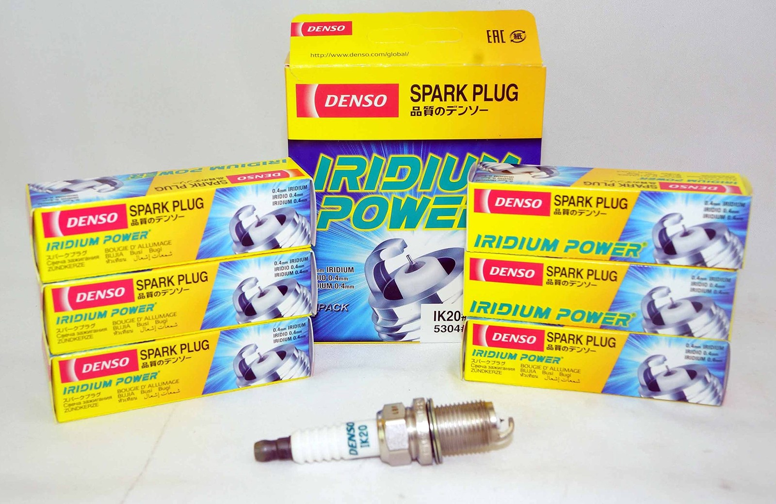 Denso IK20 Iridium Power Spark Plugs - 6 PCS NEW Denso IK20 Iridium Power Spark Plugs - 6 PCS NEW