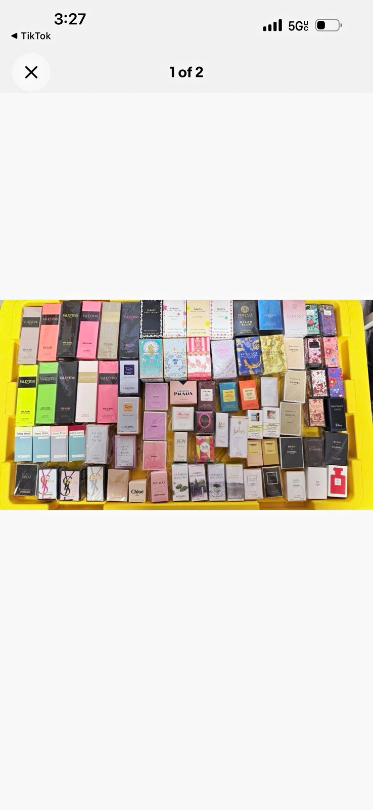 Mixed Brands mini perfume original 100pcs Mixed Brands mini perfume original 100pcs