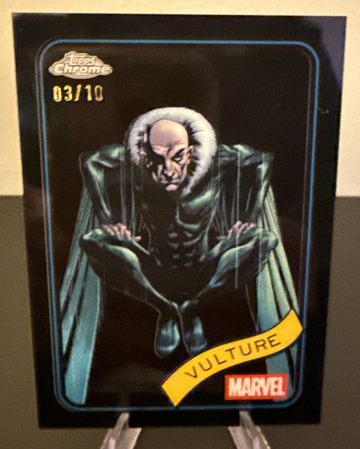 2025 Topps Chrome Marvel - Vulture #5 Black Refractor /10 2025 Topps Chrome Marvel - Vulture #5 Black Refractor /10