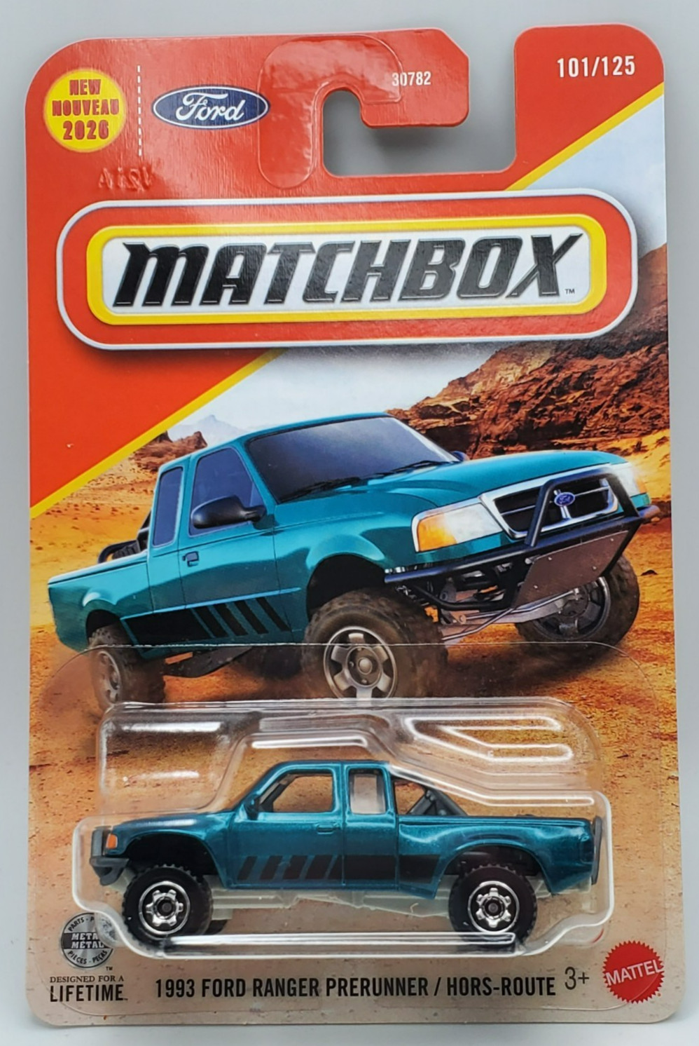 2026 Matchbox Aqua 1993 Ford Ranger Prerunner / Hors Route #101 HTF