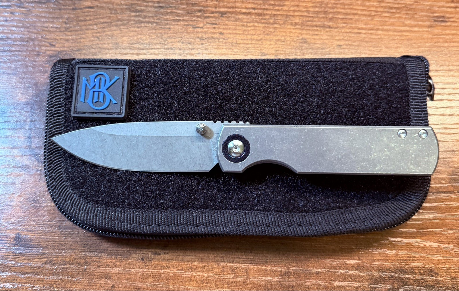 Monterey Bay Knives Sea Otter V2 With Additional Timascus Pivot collars Monterey Bay Knives Sea Otter V2 With Additional Timascus Pivot collars
