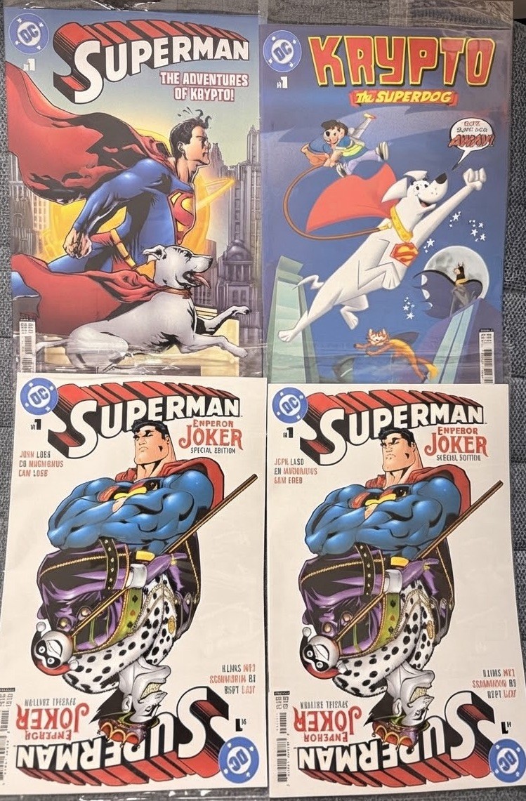 DC Comics Superman: Emperor Joker #1 Special Edition Krypto The Super dog DC Comics Superman: Emperor Joker #1 Special Edition Krypto The Super dog