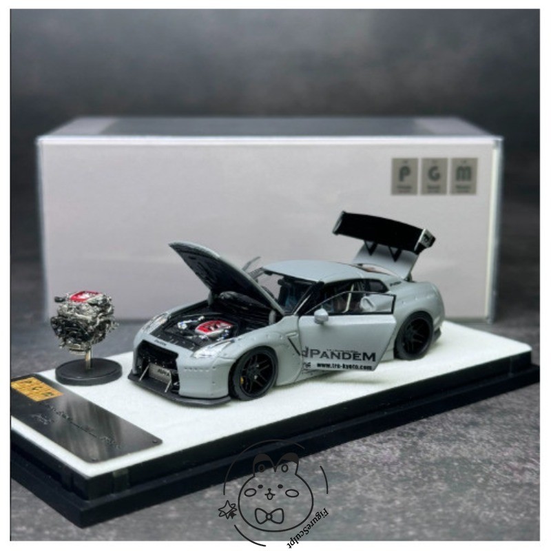 PGM 1/64 Nissan GT-R R35 Pandem Combat Grey PGM 1/64 Nissan GT-R R35 Pandem Combat Grey