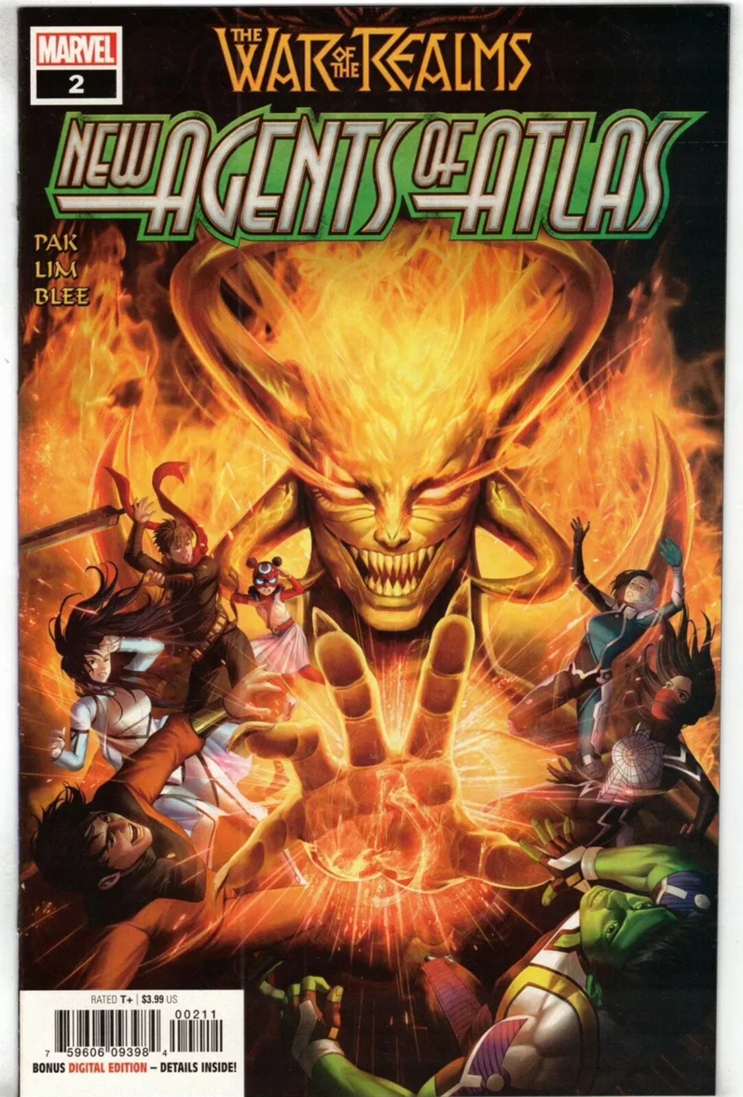 War of the Realms New Agents of Atlas #2 Cover A Marvel 2019 NM
