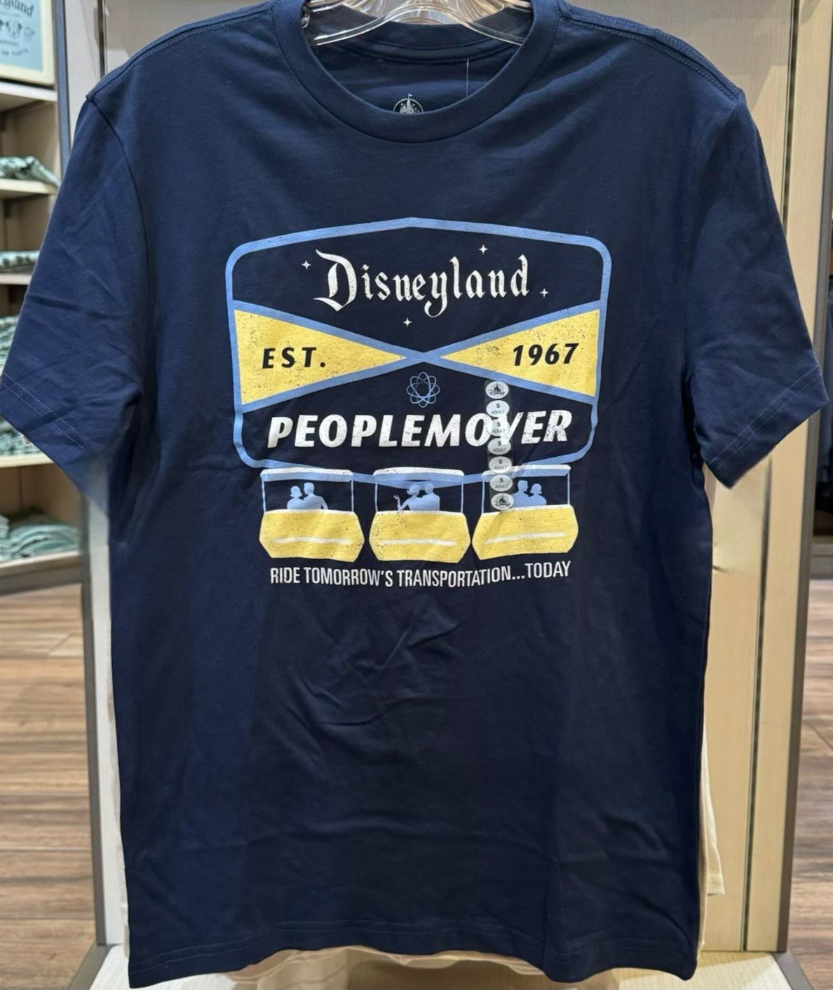 Disney Disneyland PEOPLEMOVER Ride Tomorrows Transportation T-Shirt X-LARGE New