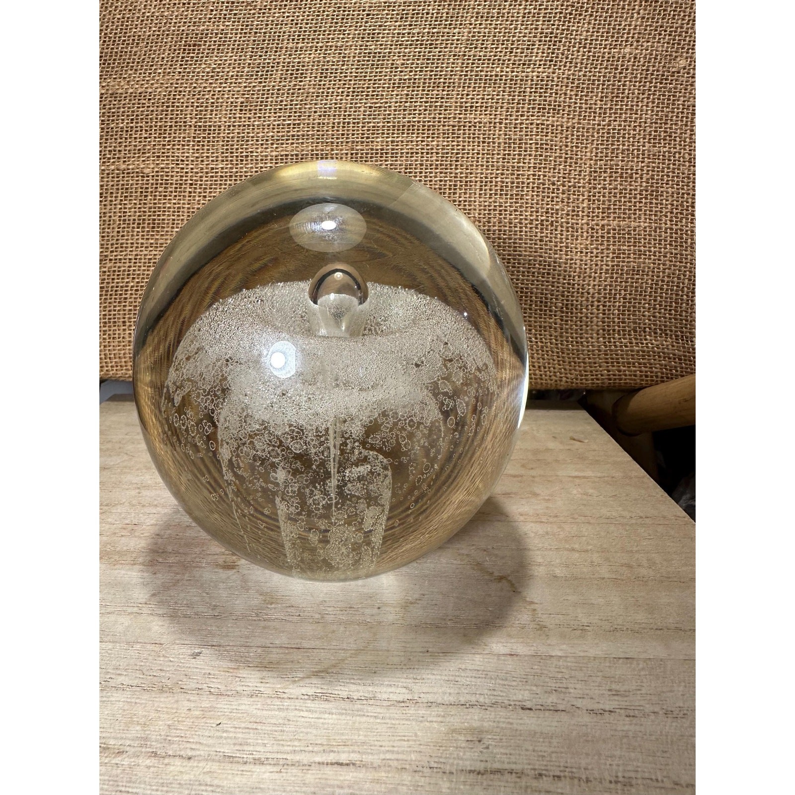 Rare R.W. Stephen Signed 1982 Handblown Art Studio Glass Paperweight Teardrop Rare R.W. Stephen Signed 1982 Handblown Art Studio Glass Paperweight Teardrop