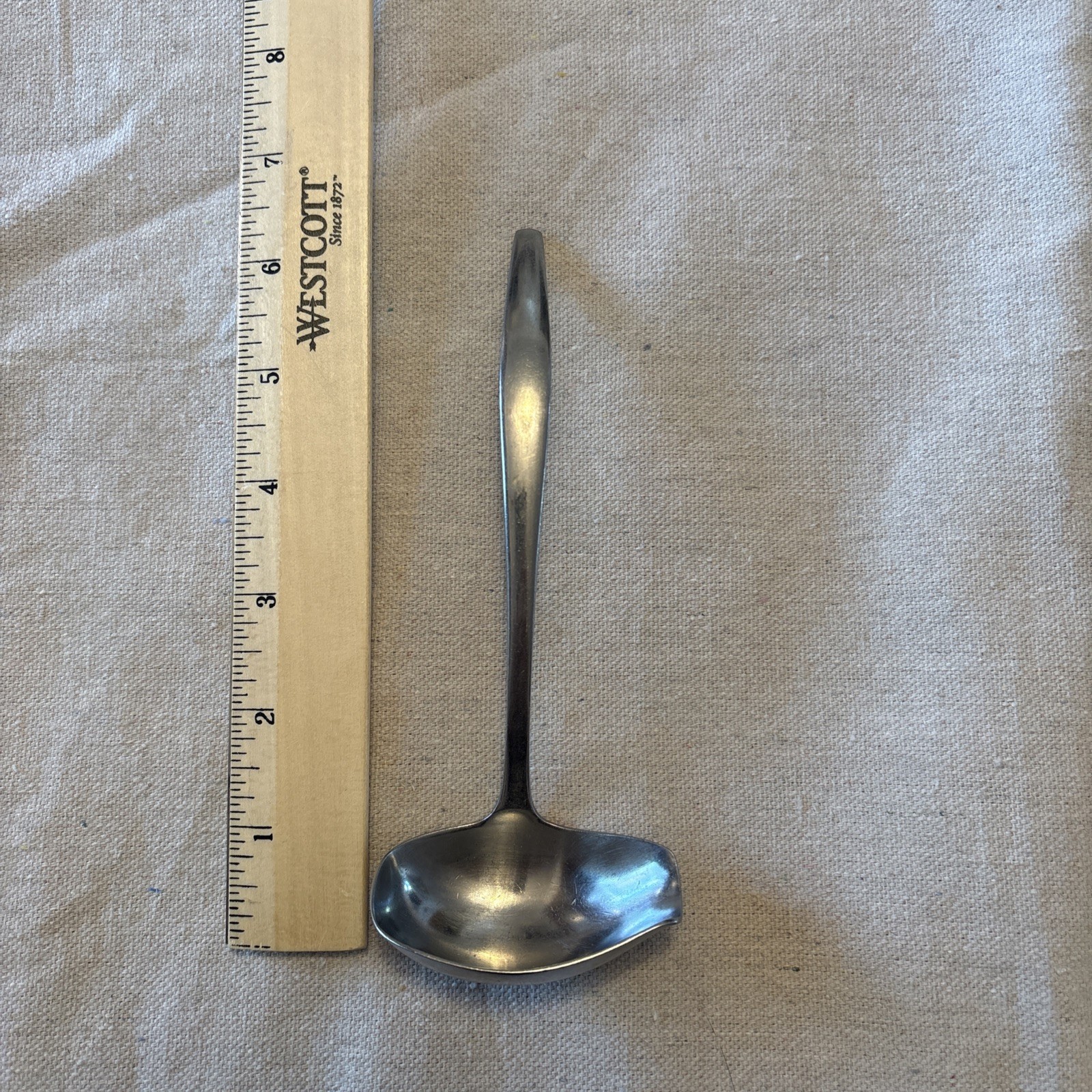 Dansk Variation V Gravy Ladle IHQ Denmark 6 3/4" Stainless Serving Spoon 