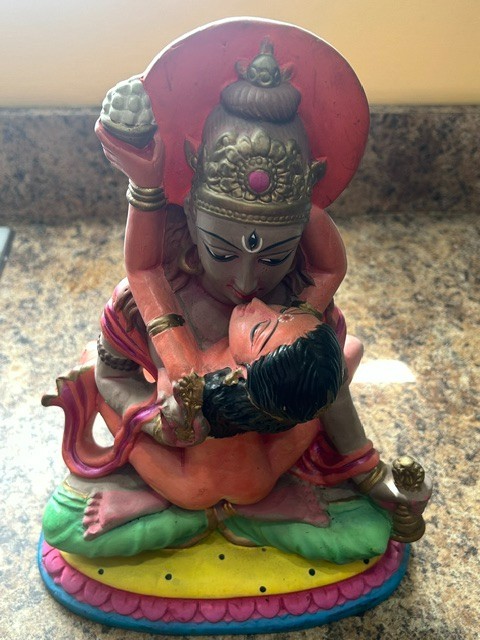 SHIVA /SHAKTI TANTRIC DIVINE UNION VINTAGE GANGES CLAY 45 YRS OLD UBER RARE JBL SHIVA /SHAKTI TANTRIC DIVINE UNION VINTAGE GANGES CLAY 45 YRS OLD UBER RARE JBL