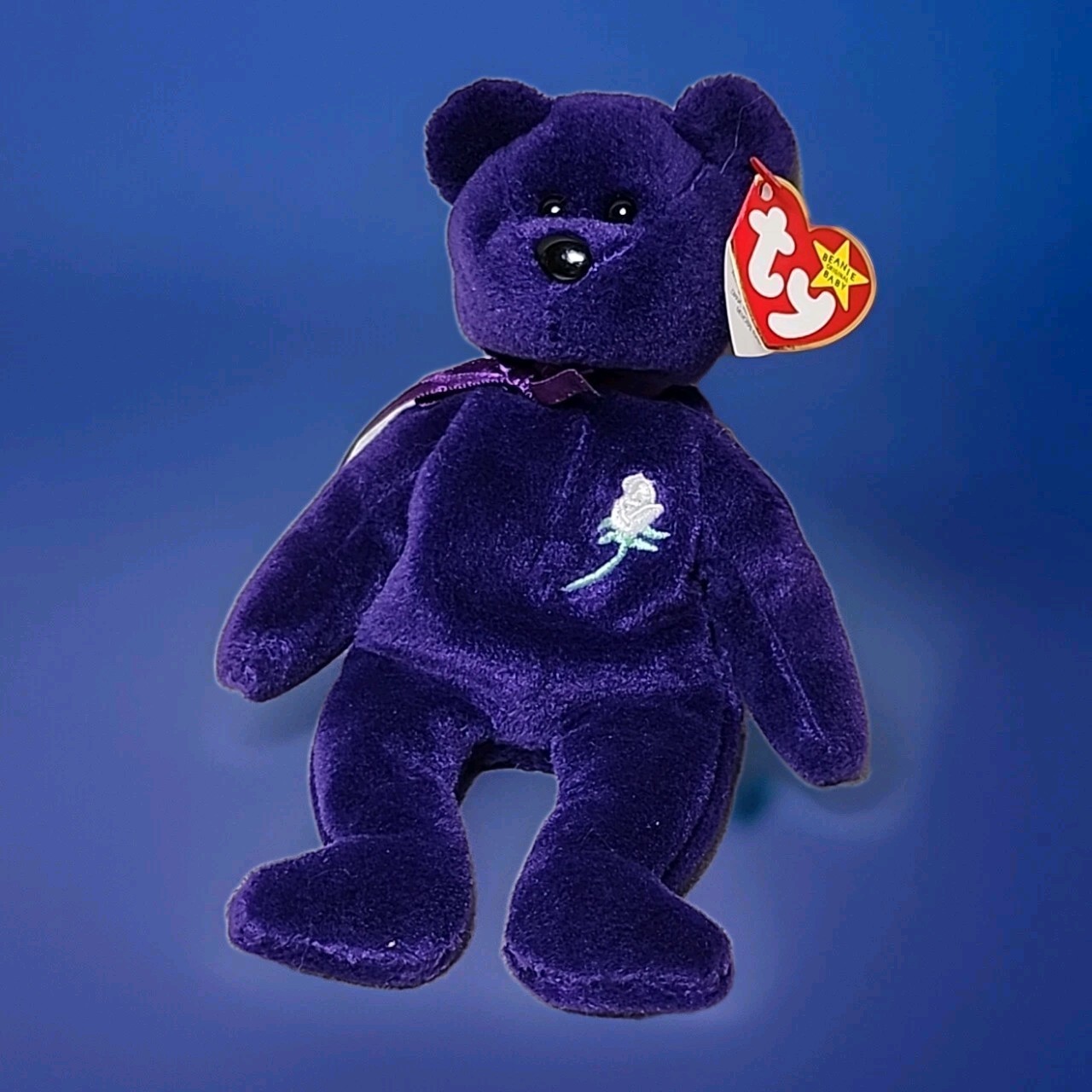 Ty Beanie Baby The Princess Diana Bear 1997 RARE PVC Pellets Ty Beanie Baby The Princess Diana Bear 1997 RARE PVC Pellets