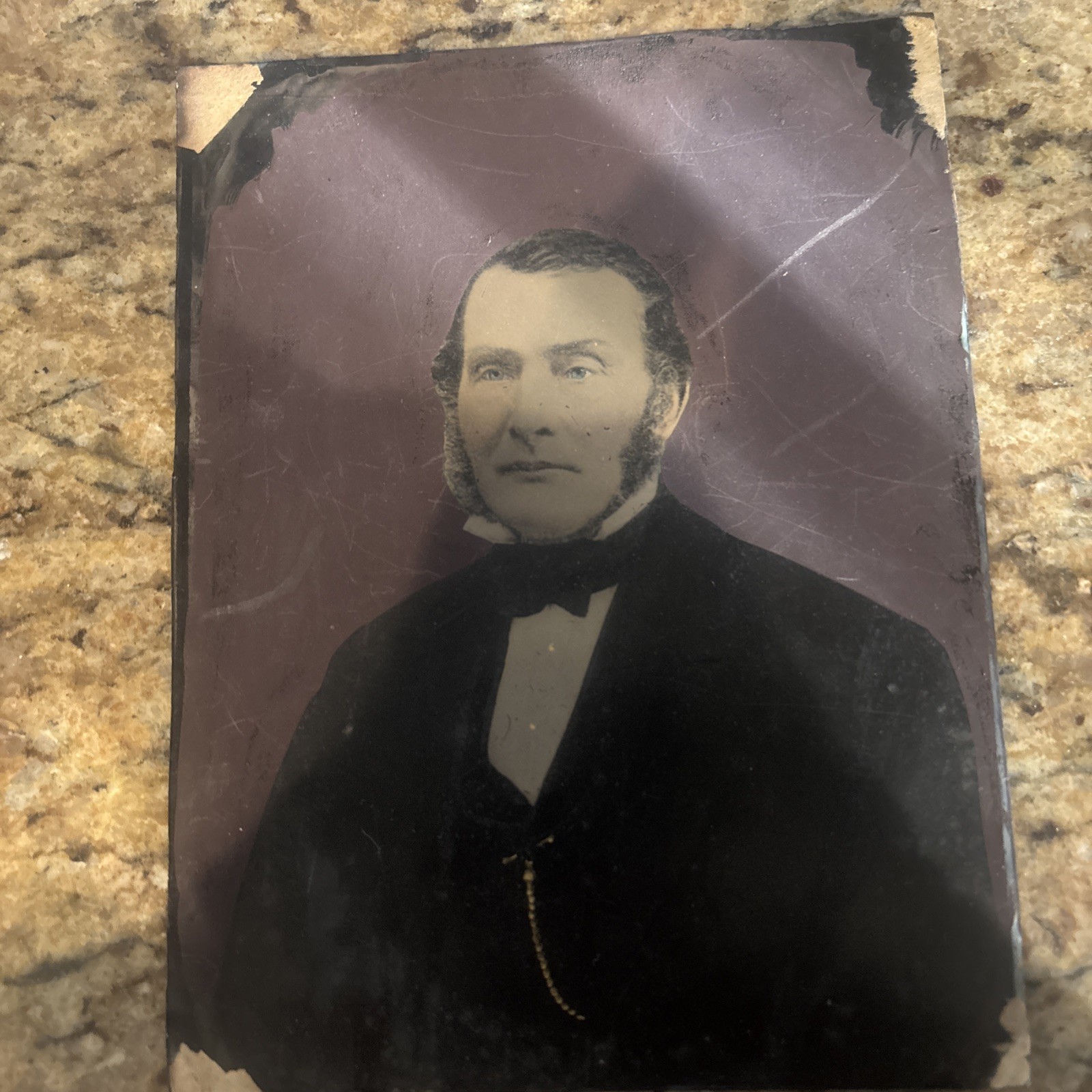 Antique Large 6x9 Tintype Photo Victorian Gentleman Civil War Era 1800s Antique Large 6x9 Tintype Photo Victorian Gentleman Civil War Era 1800s