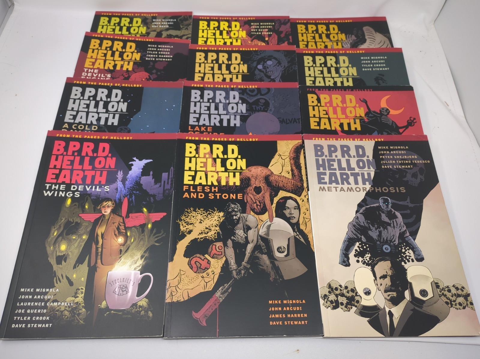 B.P.R.D. Hell on Earth Trade Paperback Lot Volumes 1-12 Dark Horse Hellboy TPB