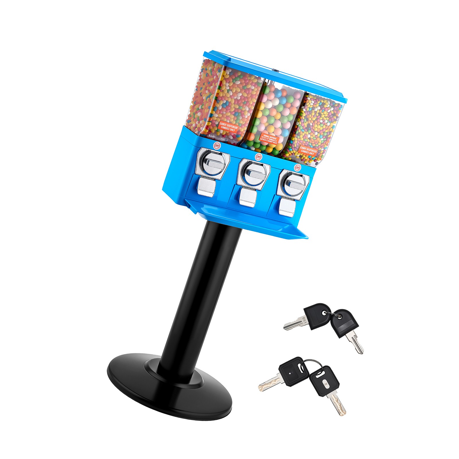 Uimoso Triple Compartment Candy Dispenser with Stand