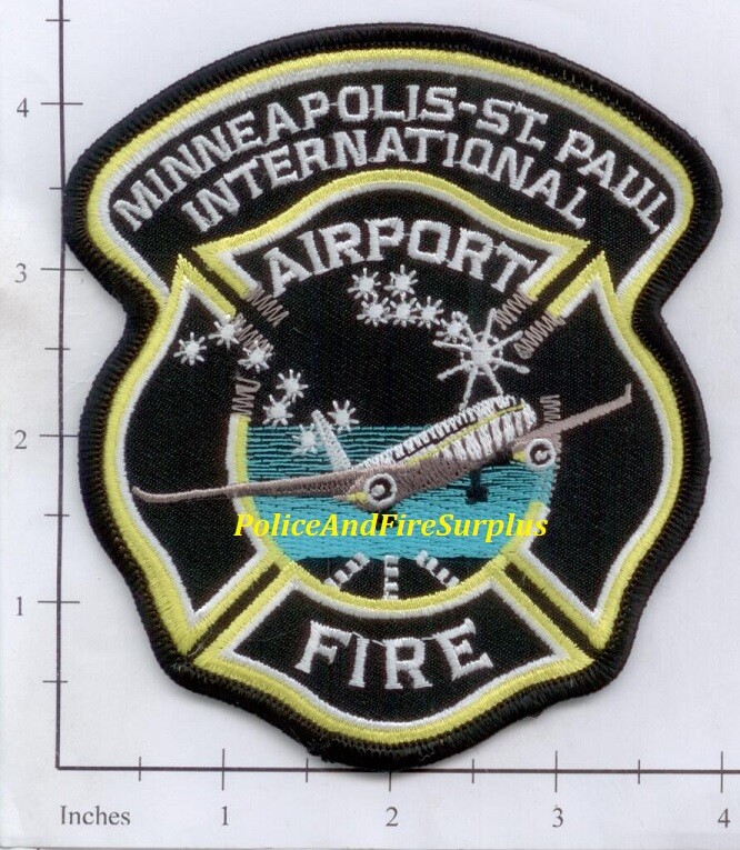 Minnesota - Minneapolis St Paul International Airport MN Fire Dept Patch Minnesota - Minneapolis St Paul International Airport MN Fire Dept Patch
