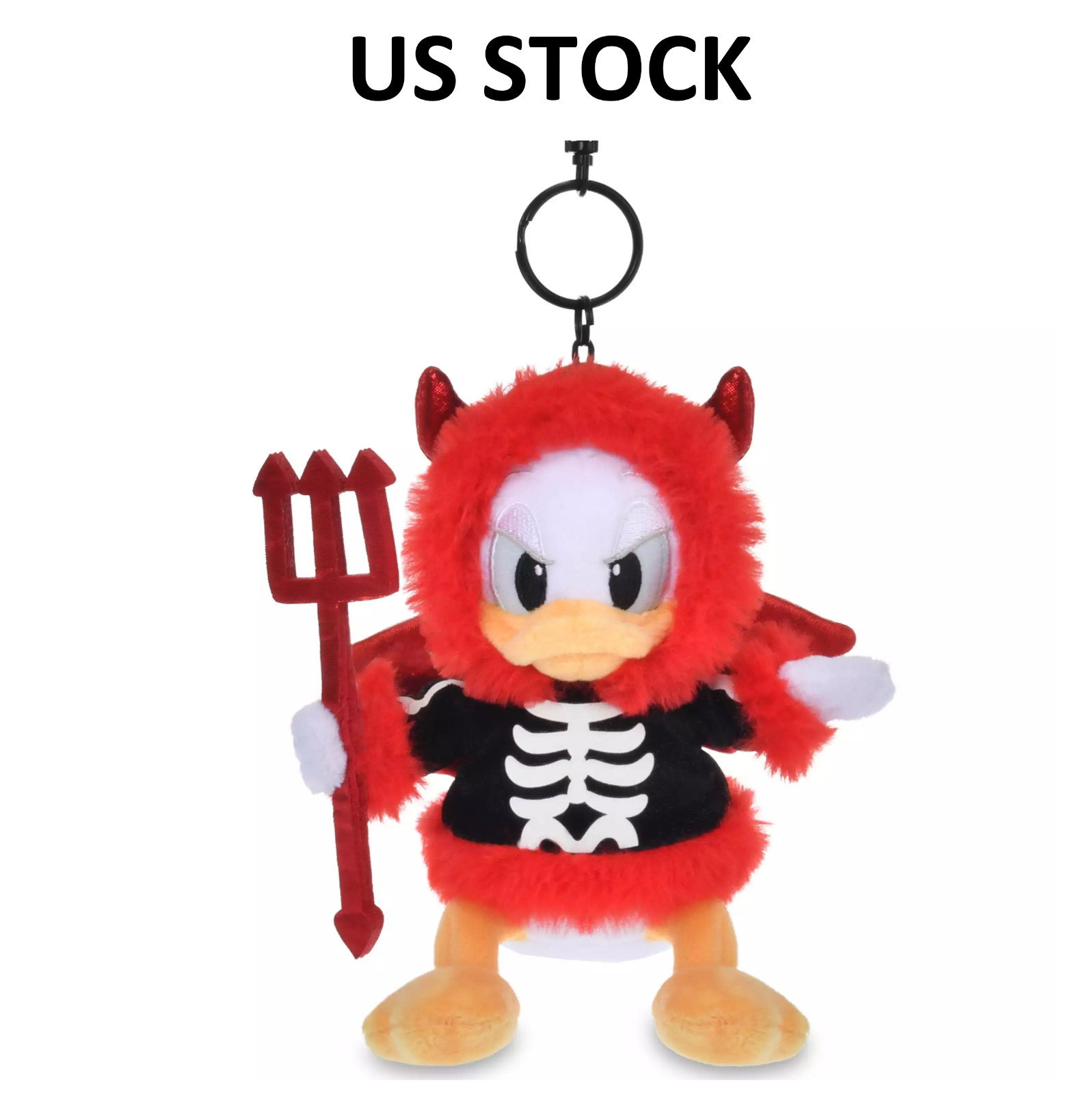 Disney Store Japan Donald Duck Halloween Devil Plush Keychain 2026 US STOCK Disney Store Japan Donald Duck Halloween Devil Plush Keychain 2026 US STOCK