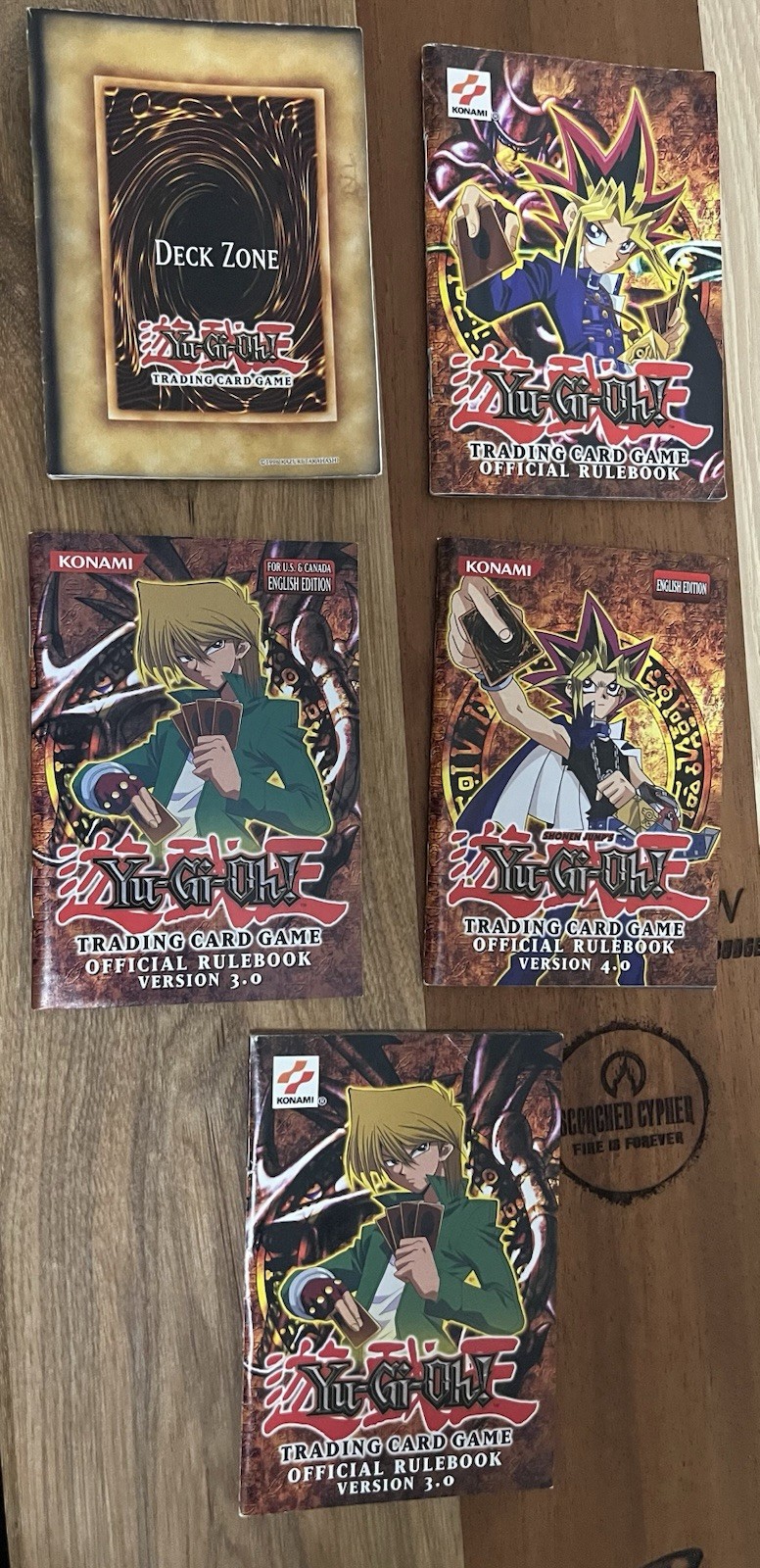 Rare Vtg Yugiyoh Rule Book Lot Rare Vtg Yugiyoh Rule Book Lot