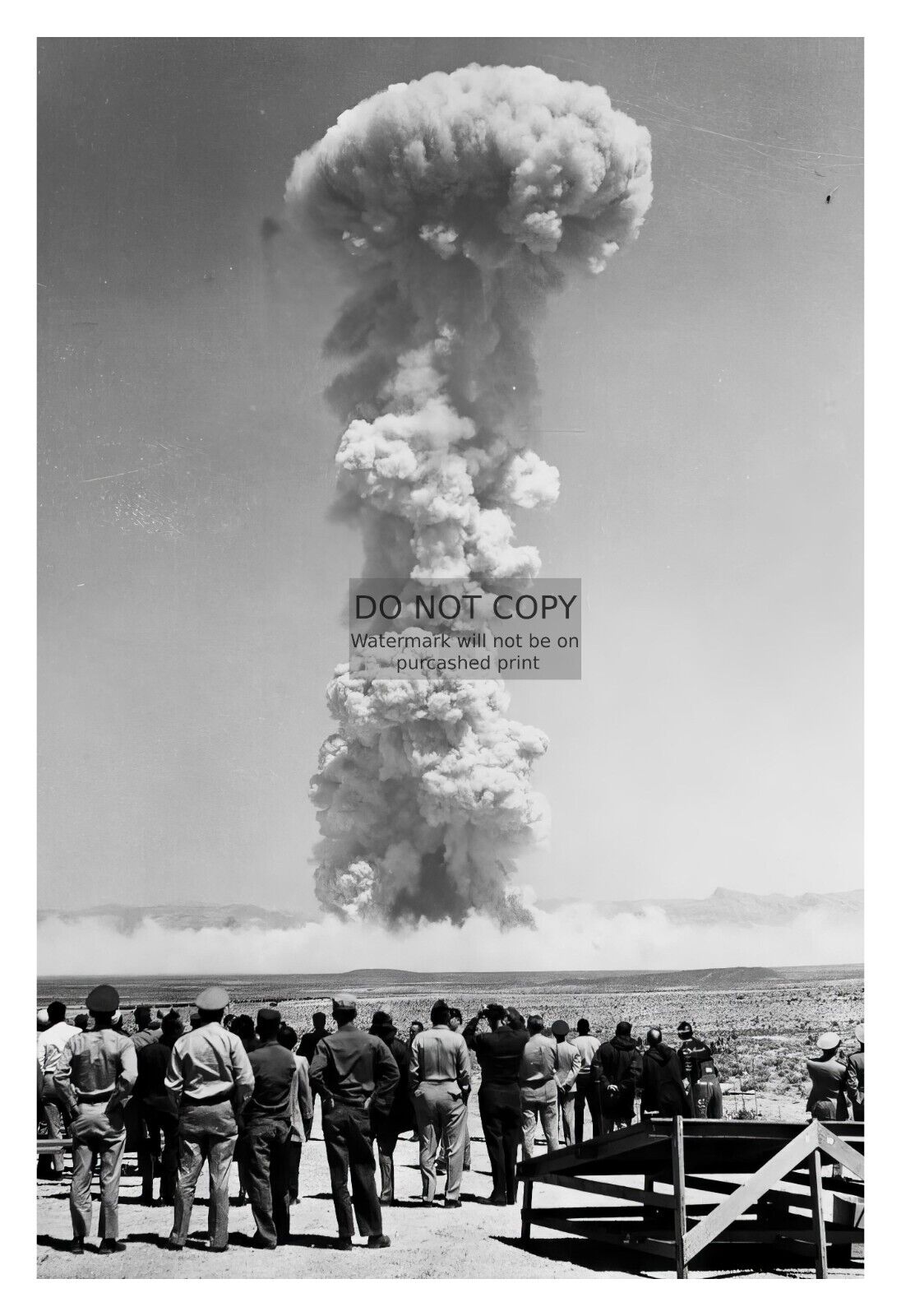 OPERATION TEAPOT ATOMIC BOMB NUCLEAR TEST NEVADA WW2 WWII 4X6 PHOTO