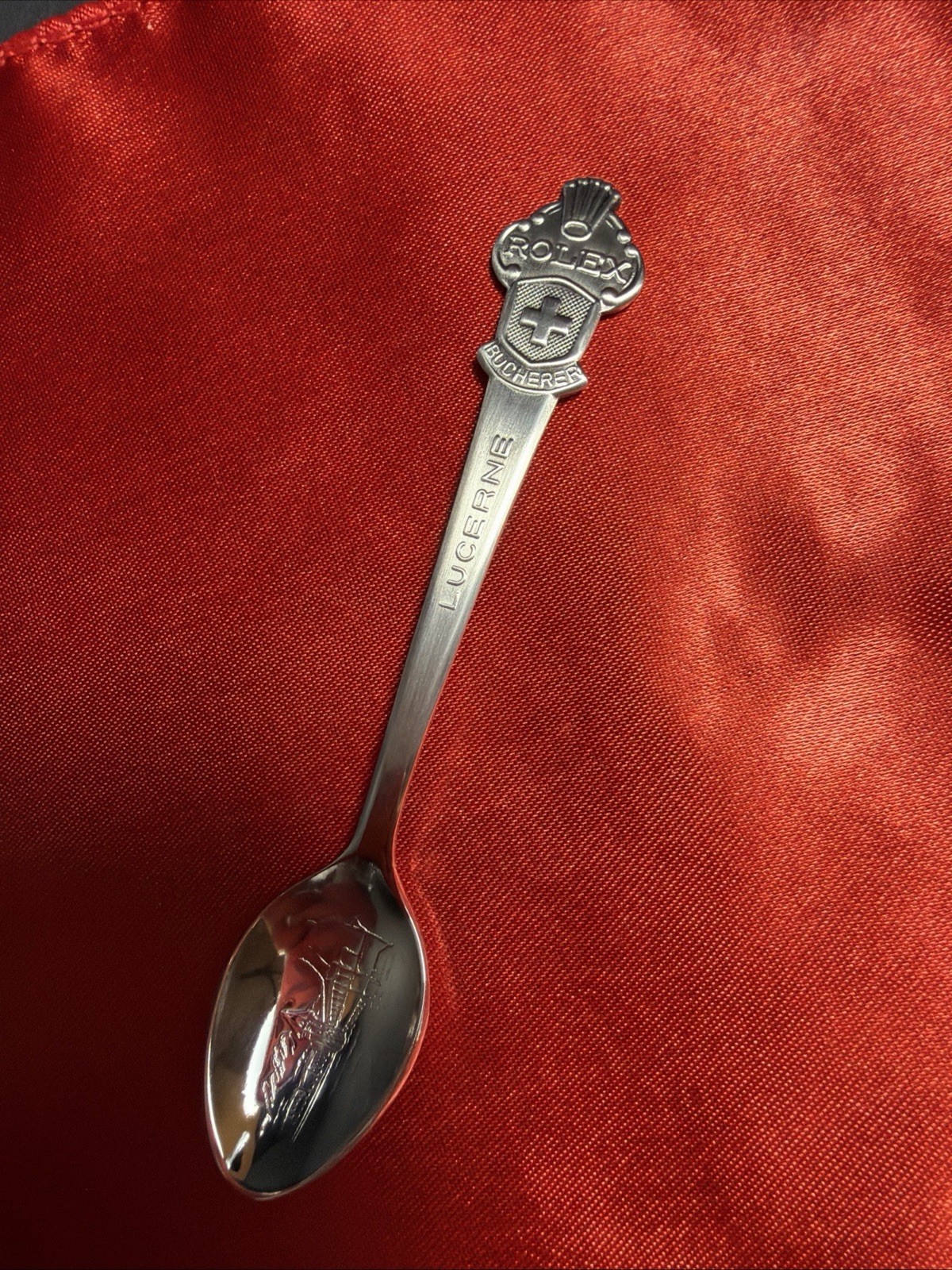 Rolex Bucherer Lucerne Switzerland Collectible Spoon Rolex Bucherer Lucerne Switzerland Collectible Spoon