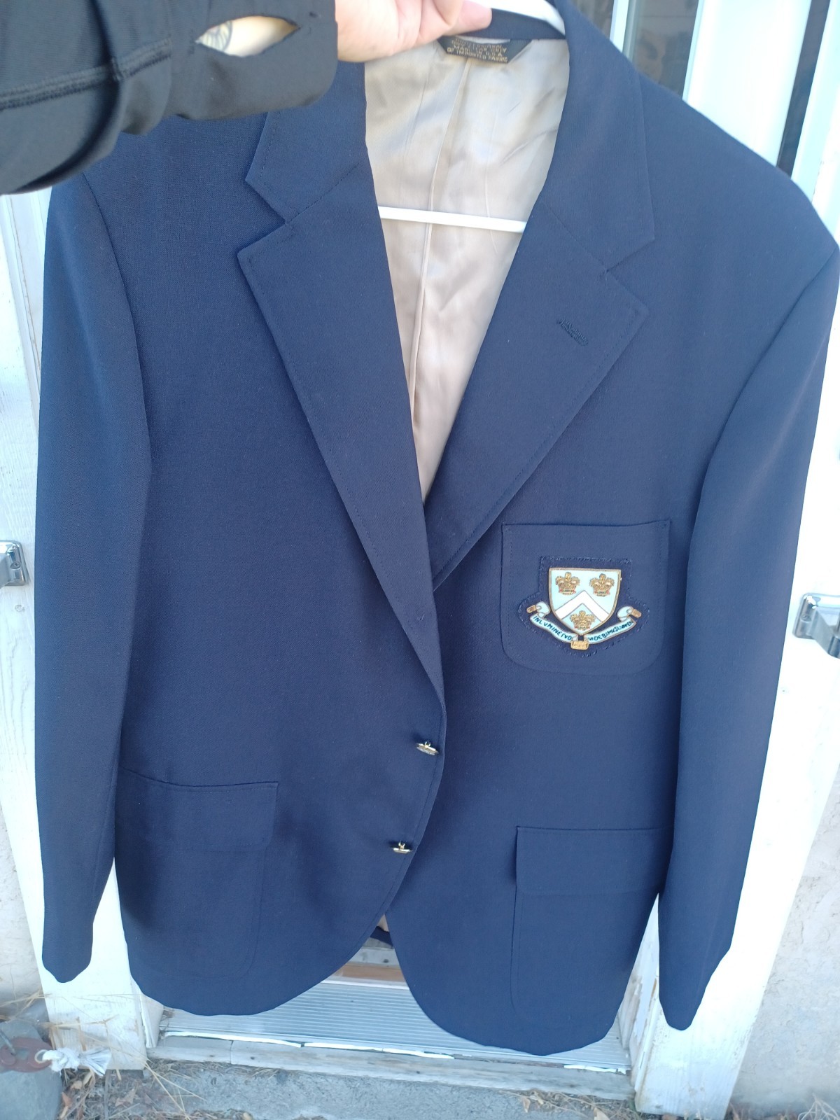 Columbia University Legacy Blazer Excellent Ben Silver Sz.44 Columbia University Legacy Blazer Excellent Ben Silver Sz.44