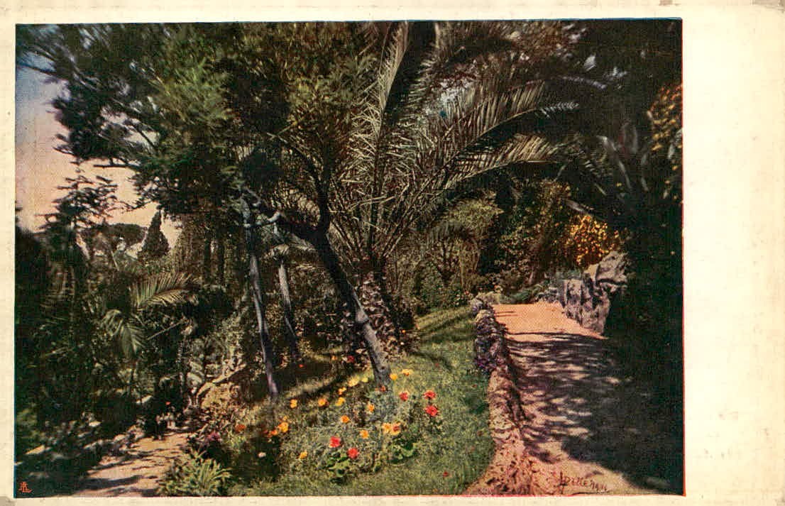 Vintage Rome Italy Postcard Grand Hotel de Russie Il Giardino Garden View Vintage Rome Italy Postcard Grand Hotel de Russie Il Giardino Garden View