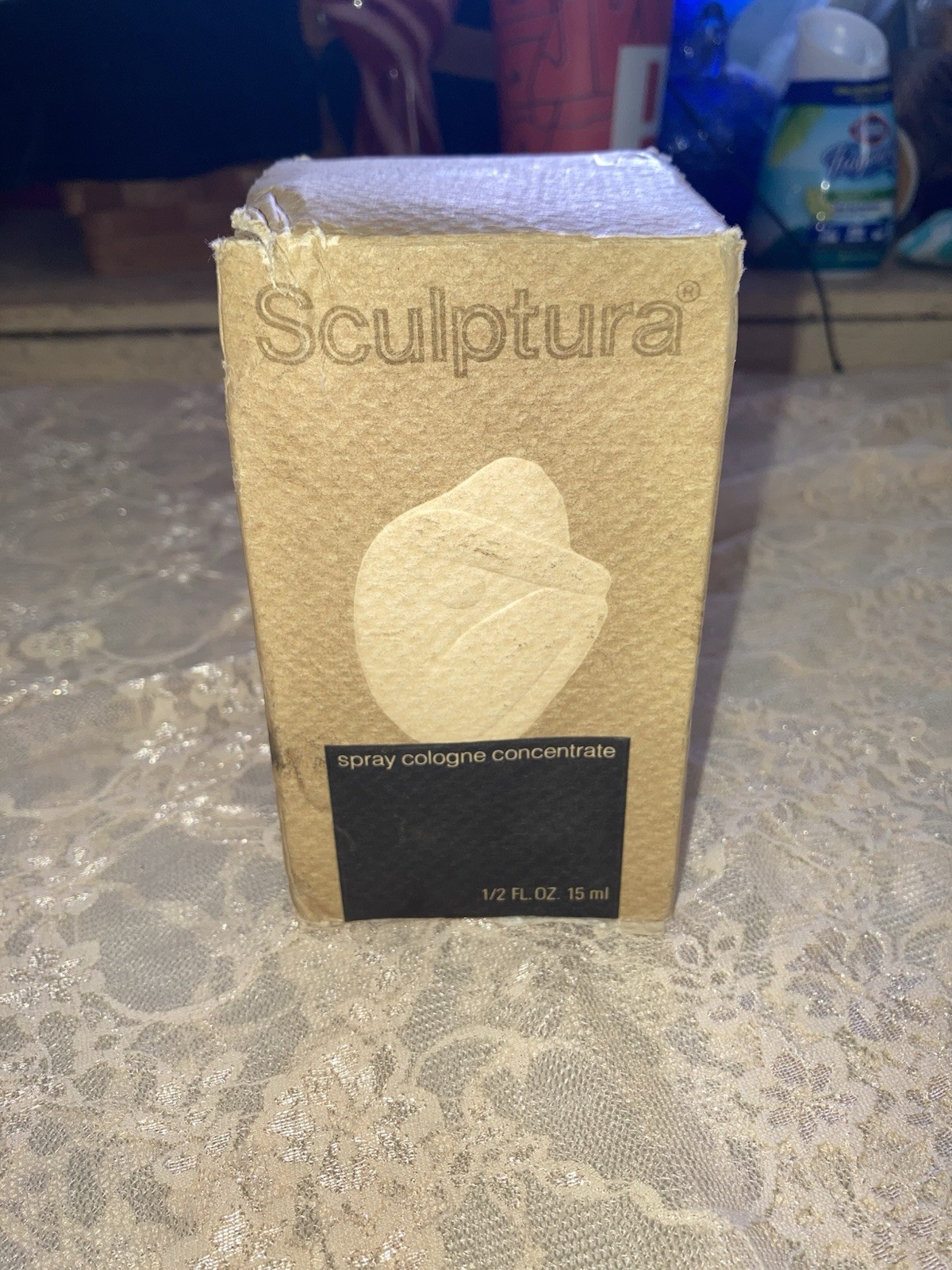 Vintage 1981 Jovan Sculptura Figural Bottle & Original Presentation Box