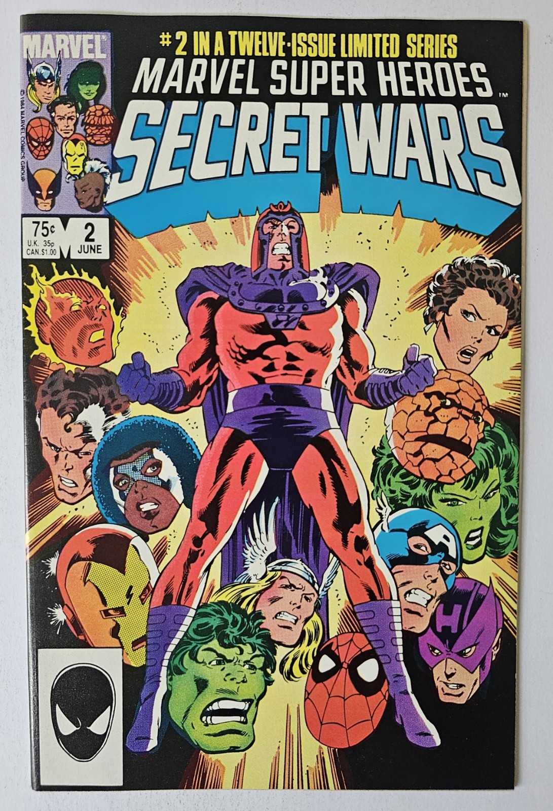 Marvel Comics Marvel Super Heroes Secret Wars #2 (June 1984) Jim Shooter Marvel Comics Marvel Super Heroes Secret Wars #2 (June 1984) Jim Shooter