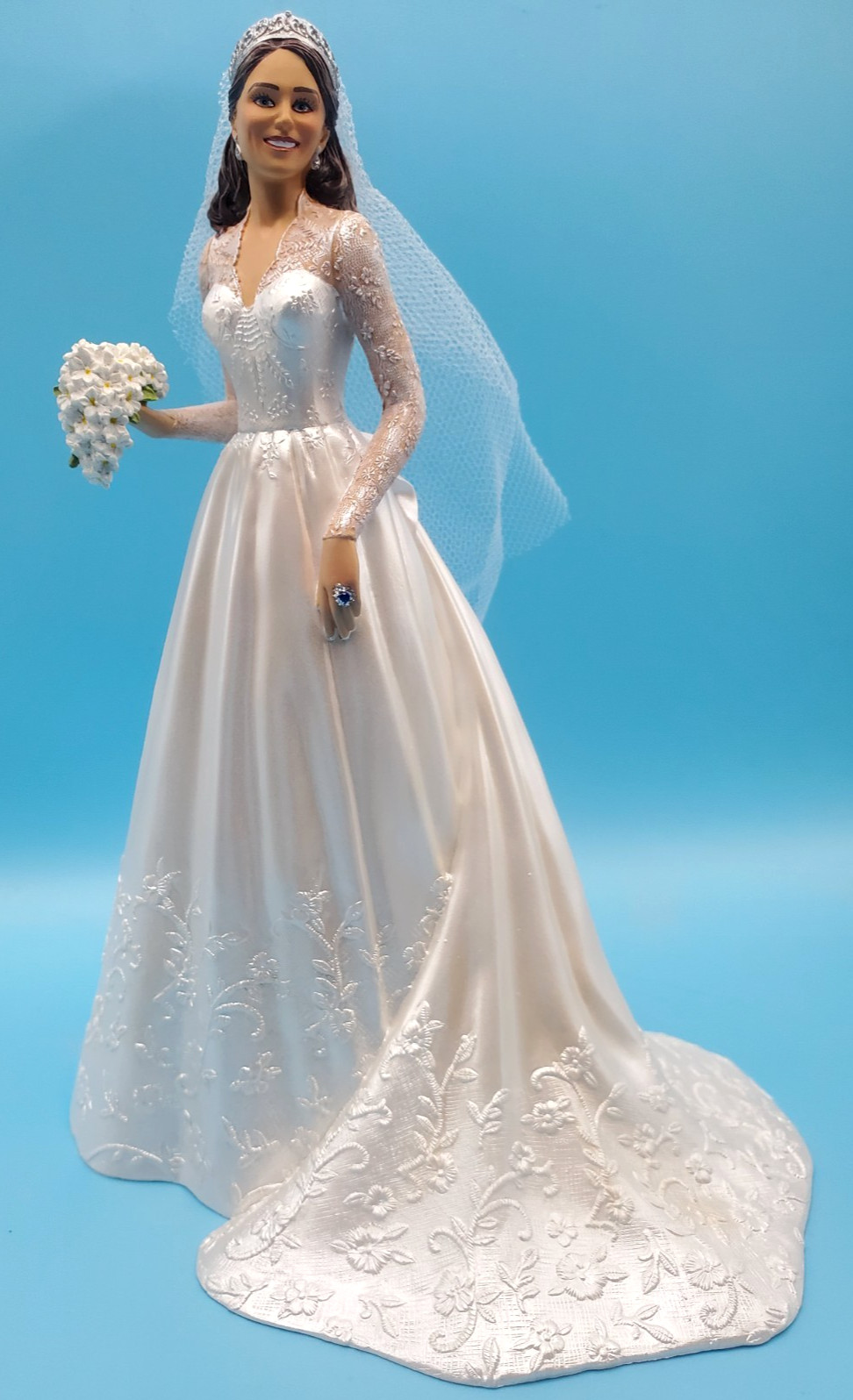 THE HAMILTON COLLECTION CATHERINE THE ROYAL BRIDE FIGURINE 6043B🌺(13) THE HAMILTON COLLECTION CATHERINE THE ROYAL BRIDE FIGURINE 6043B🌺(13)