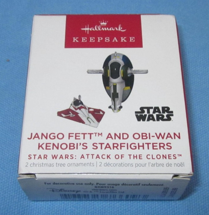 a 2022 Hallmark Miniature Christmas Ornament ~ Star Wars Starfighters a 2022 Hallmark Miniature Christmas Ornament ~ Star Wars Starfighters