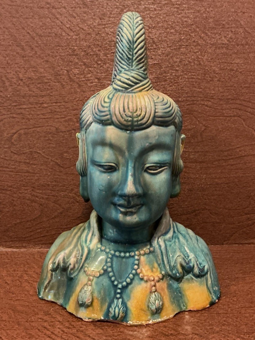 VINTAGE QUAN YIN BUST ~ TERRACOTTA ~ 11 1/2” ~ HANDMADE IN CHINA VINTAGE QUAN YIN BUST ~ TERRACOTTA ~ 11 1/2” ~ HANDMADE IN CHINA