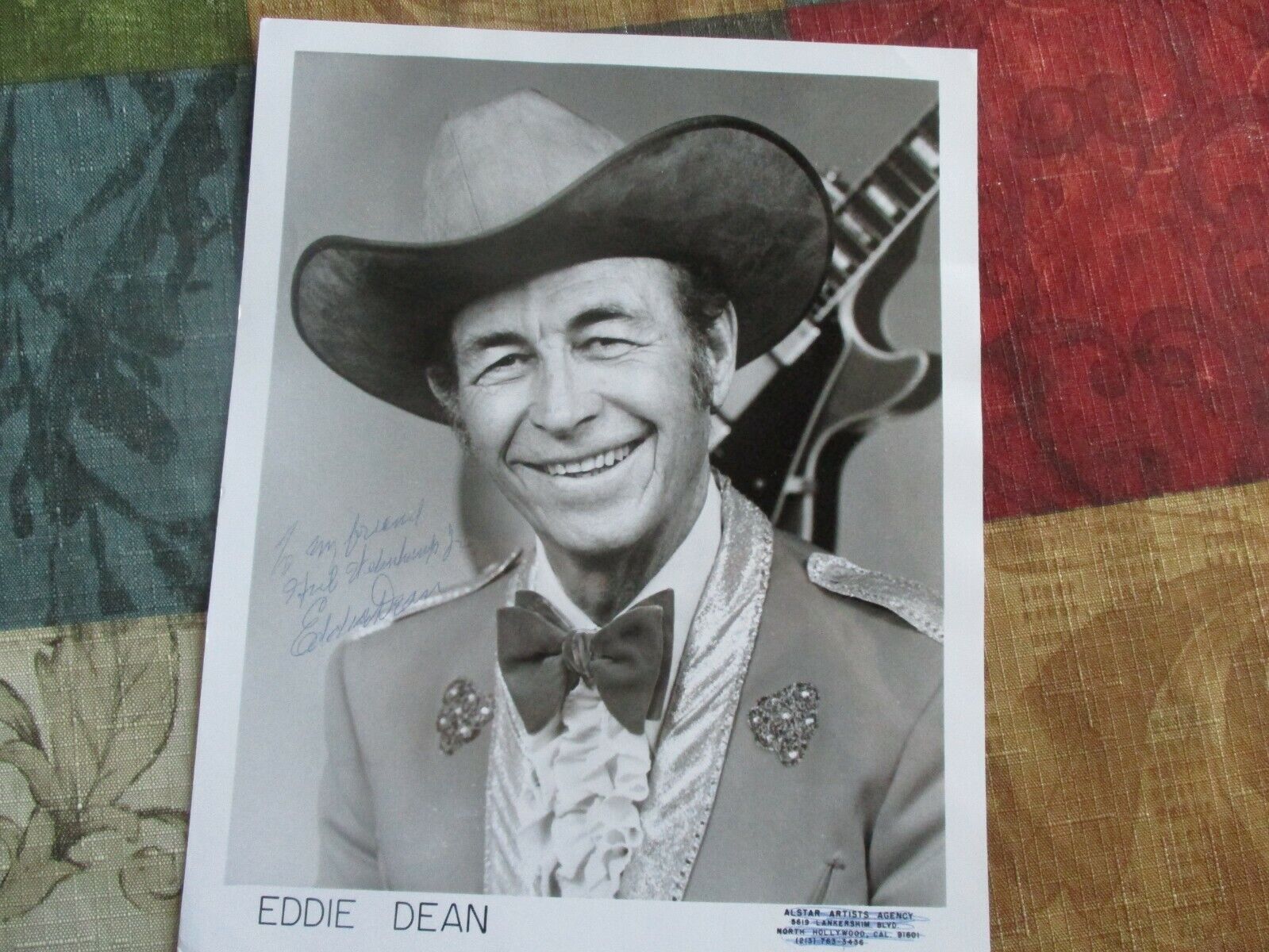 1979 Eddie Dean (Country Music Star),Signed Photograph